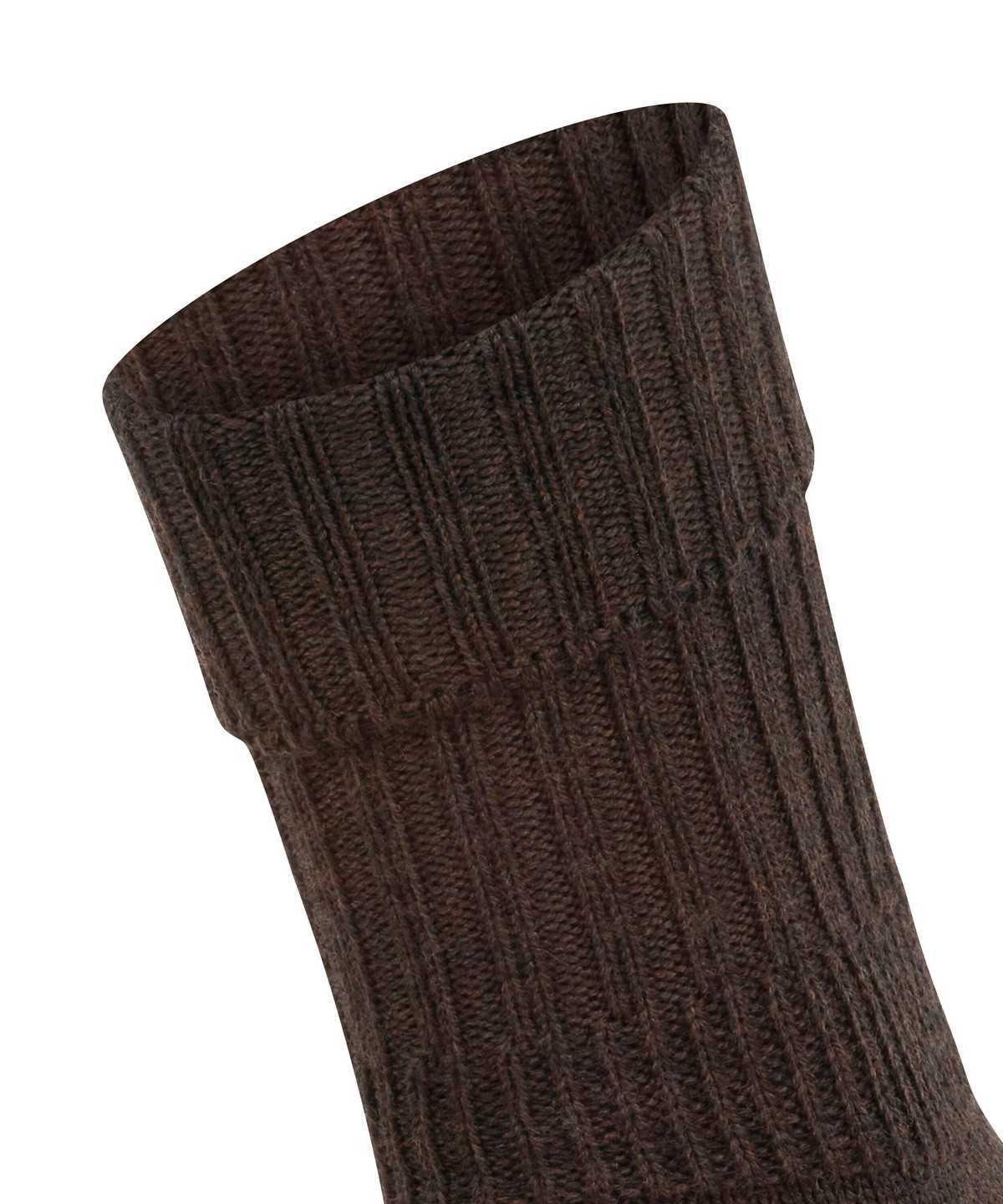 Women Falke Striggings Rib Boot socks Socks Brown | GDRJEC701