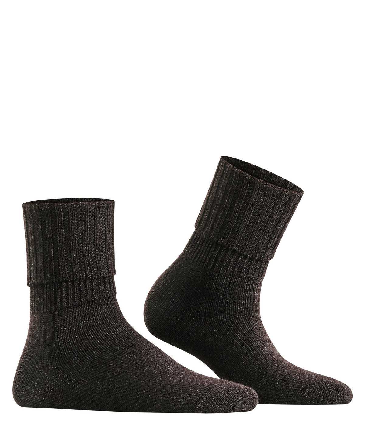 Women Falke Striggings Rib Boot socks Socks Grey | BCMNJV174