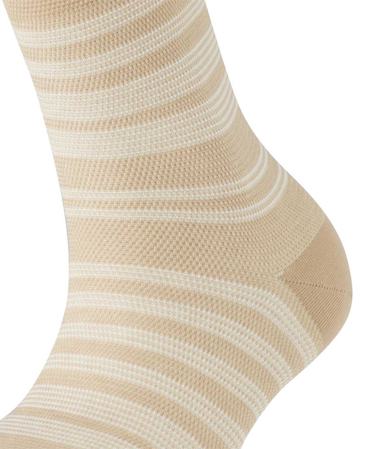 Women Falke Sunset Stripe Socks Socks Beige | ODSVFW907