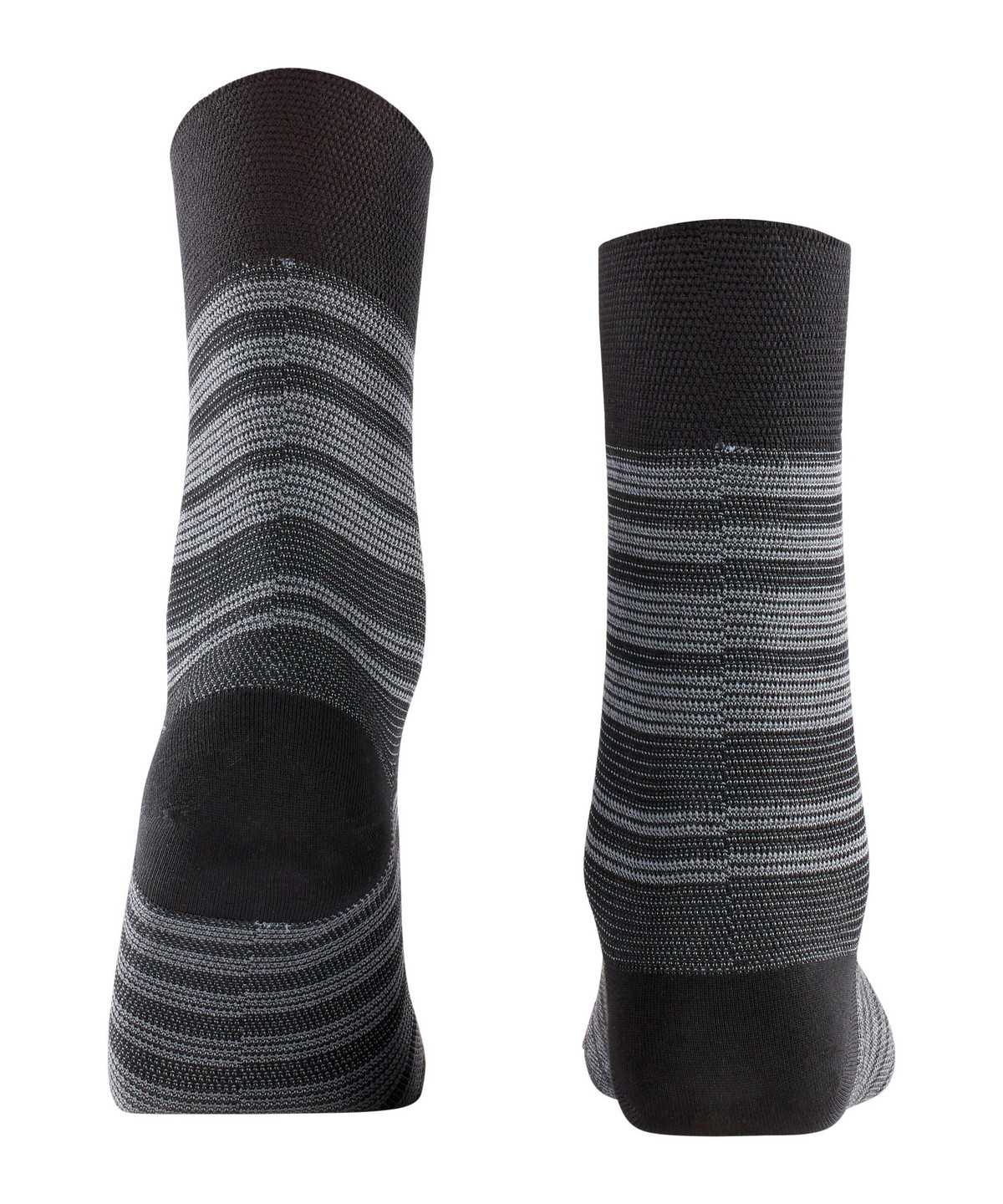 Women Falke Sunset Stripe Socks Socks Black | VFUZDS615