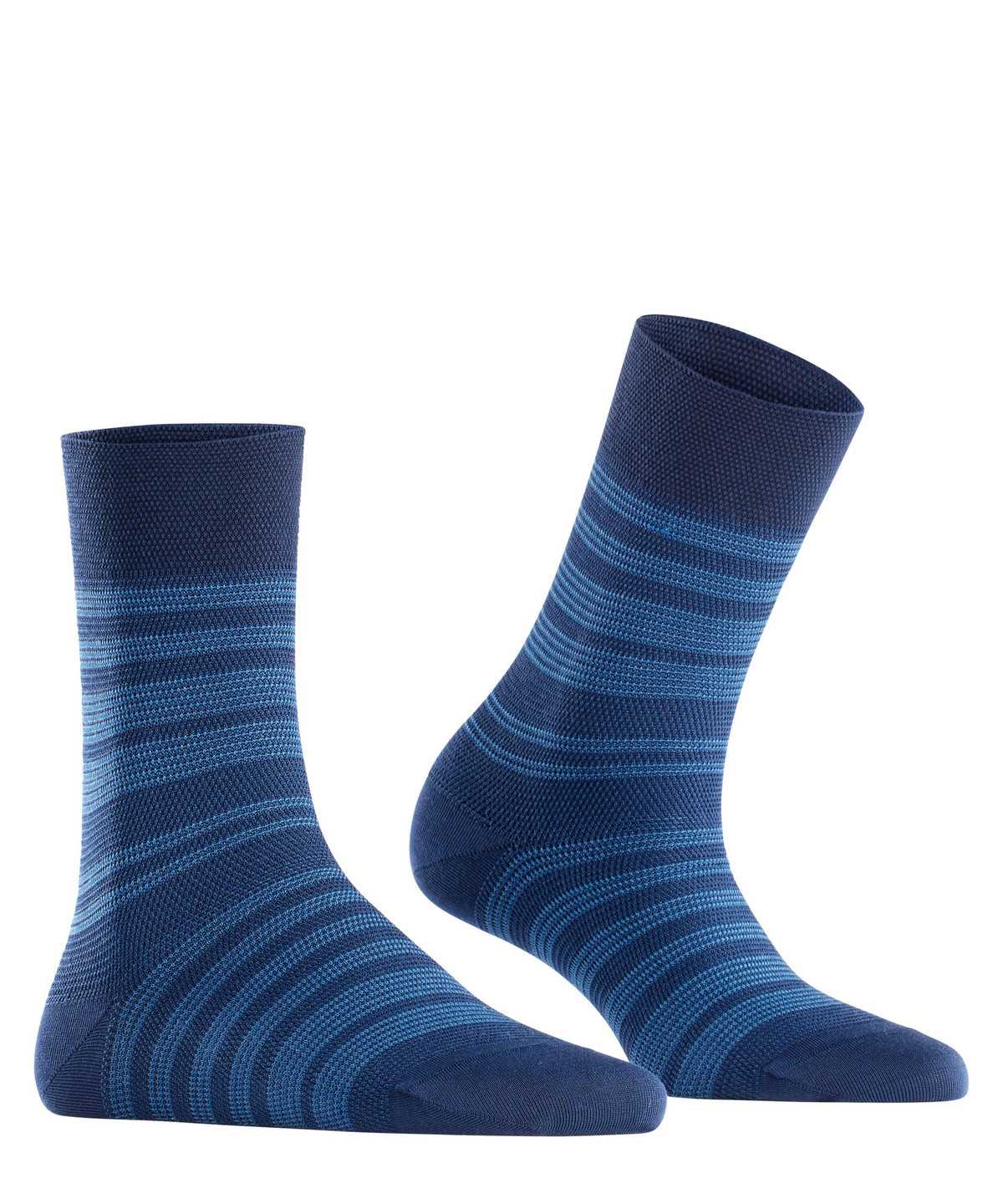 Women Falke Sunset Stripe Socks Socks Blue | FKJBGS167