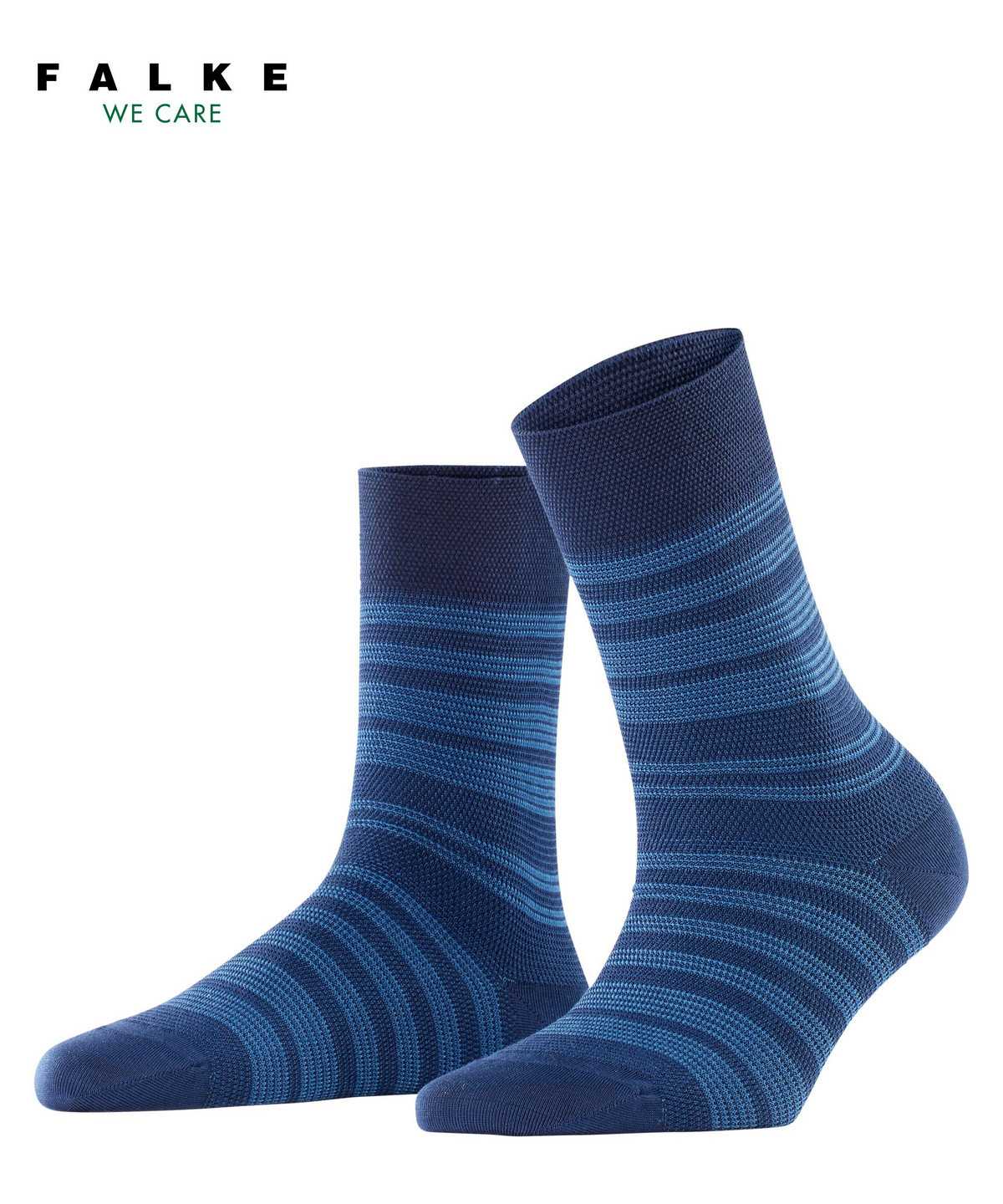 Women Falke Sunset Stripe Socks Socks Blue | FKJBGS167