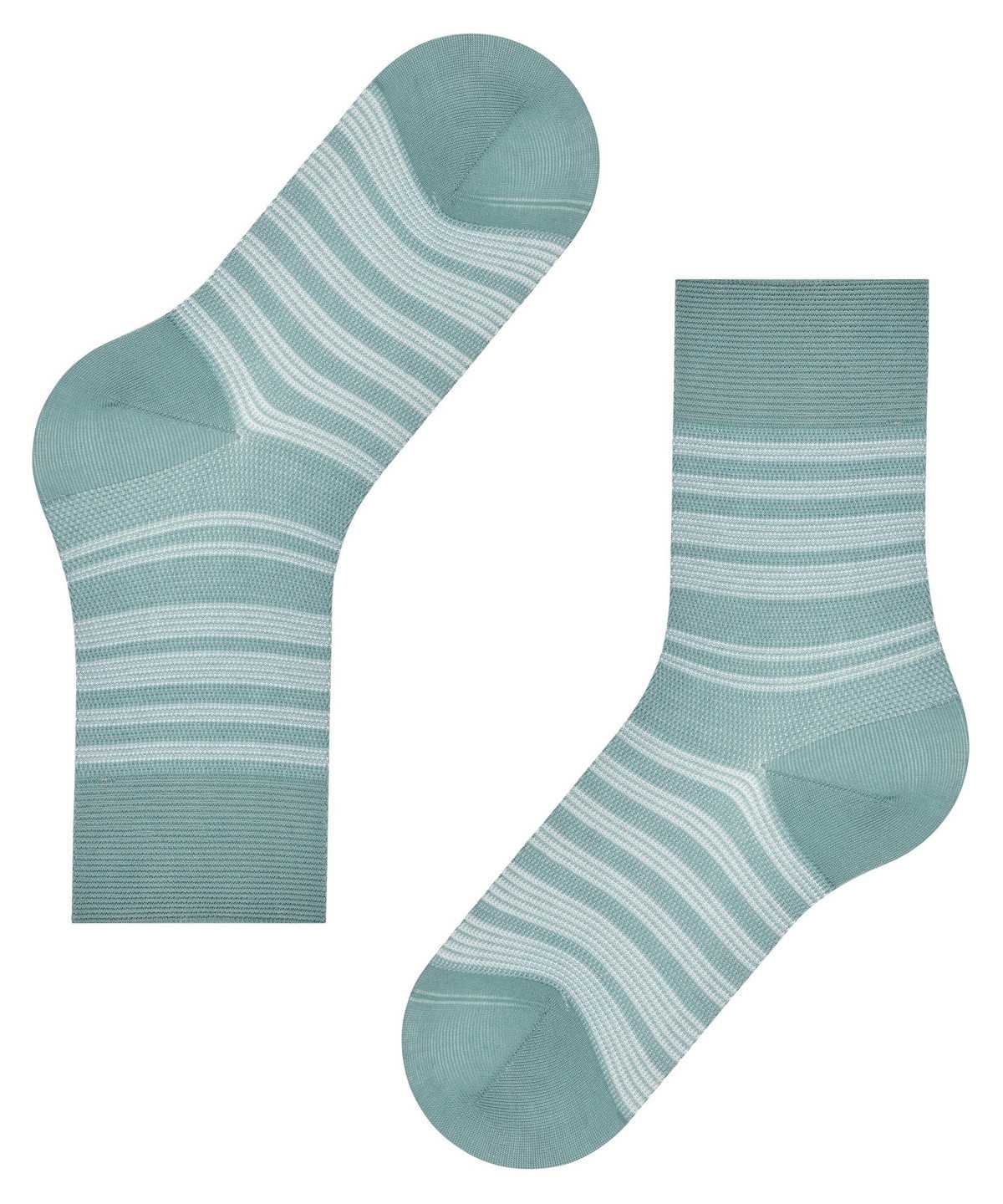 Women Falke Sunset Stripe Socks Socks Green | MNAXEH386