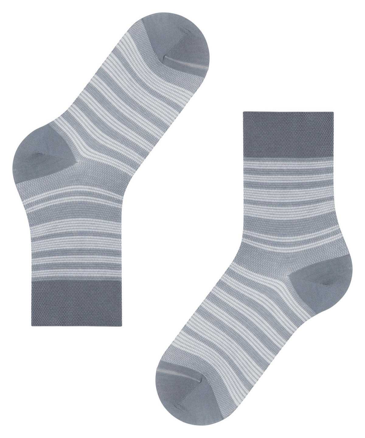 Women Falke Sunset Stripe Socks Socks Grey | CEKUFH160