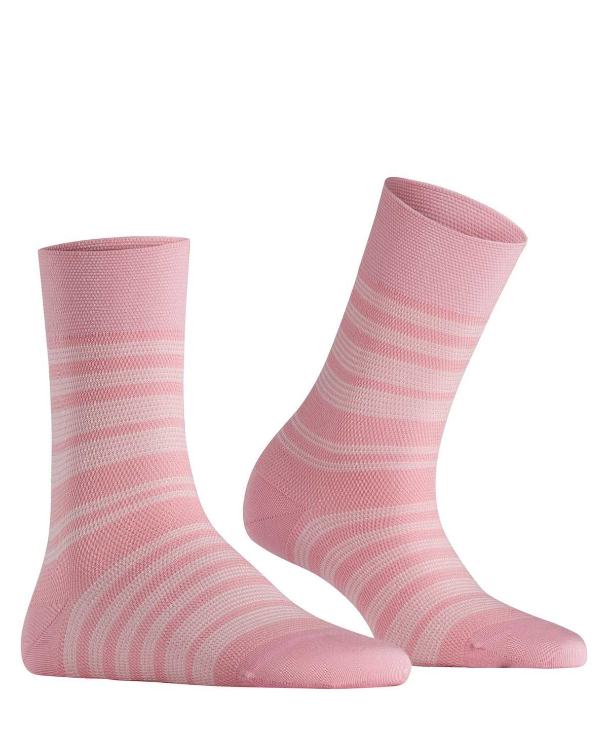 Women Falke Sunset Stripe Socks Socks Rose | TISCPO692