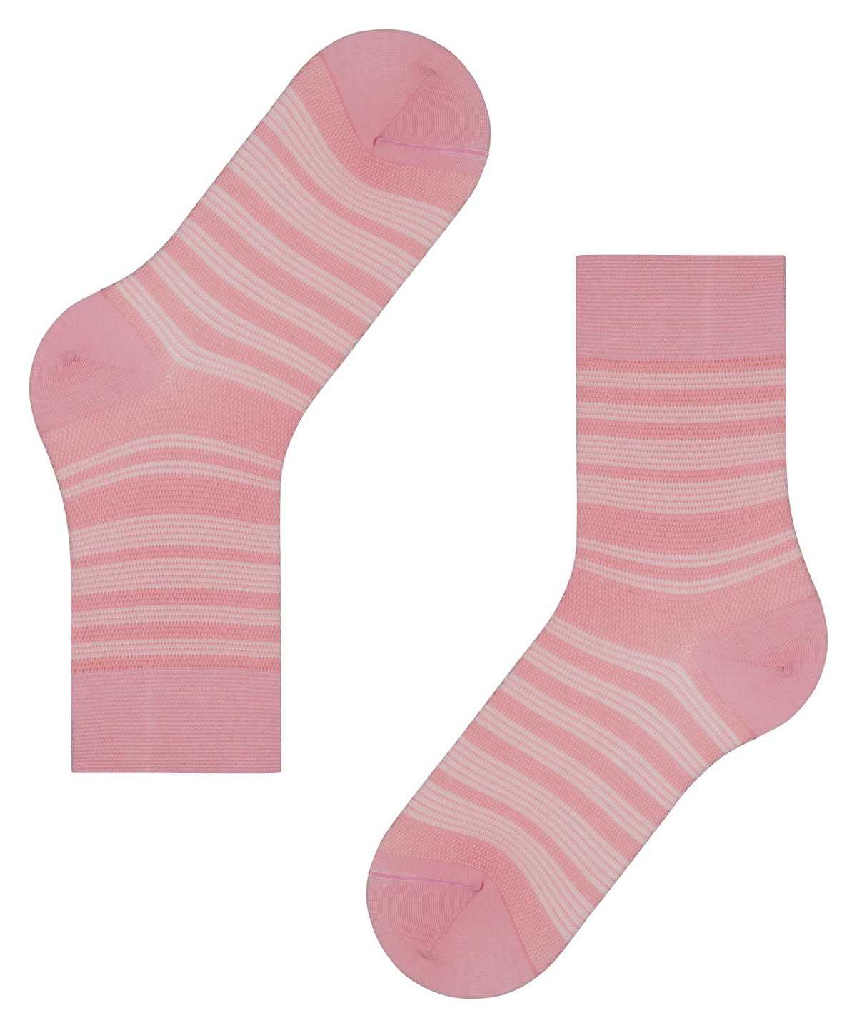 Women Falke Sunset Stripe Socks Socks Rose | TISCPO692