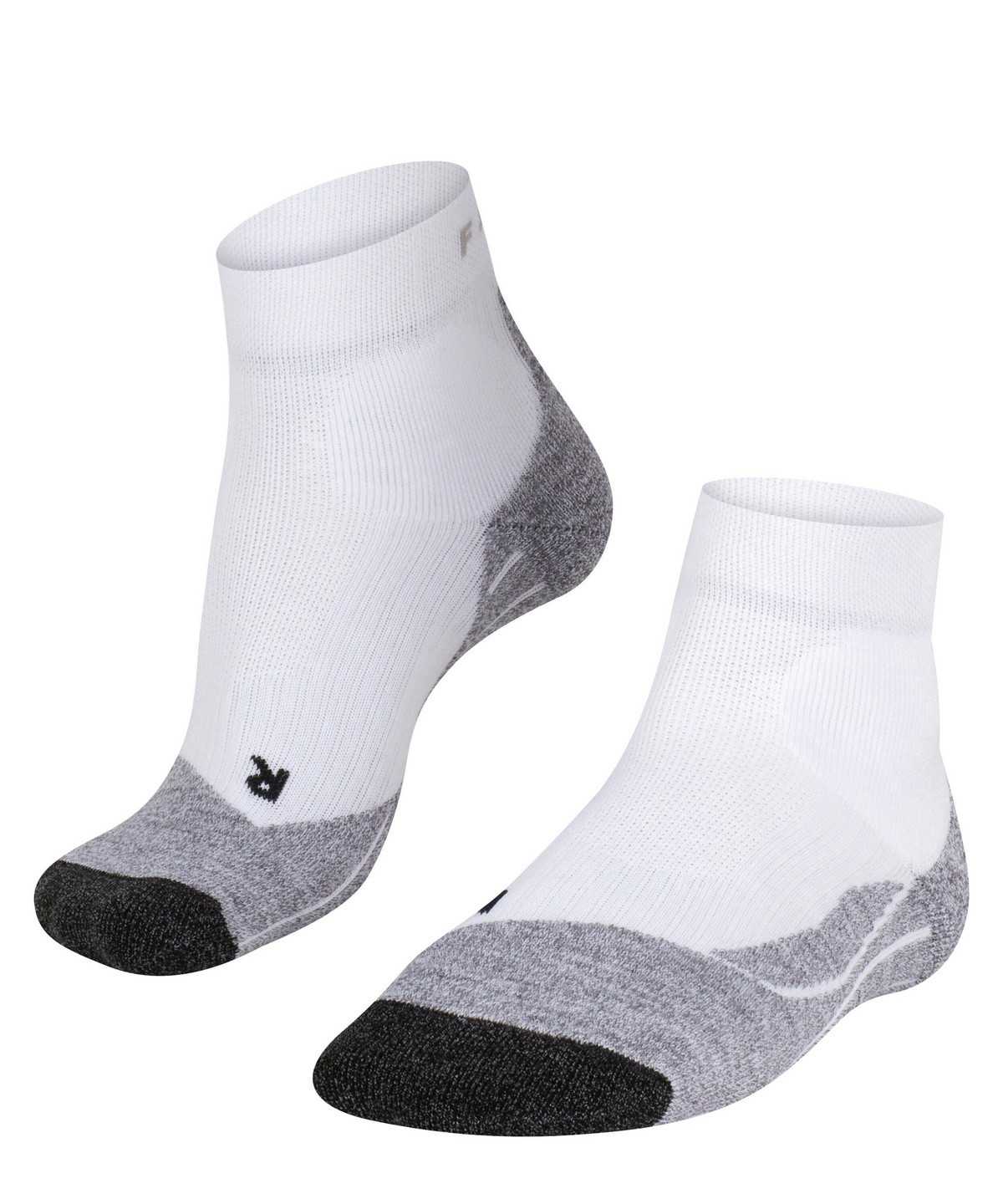 Women Falke TE2 Short Tennis Short sock Sports Socks White | NOGWVQ864