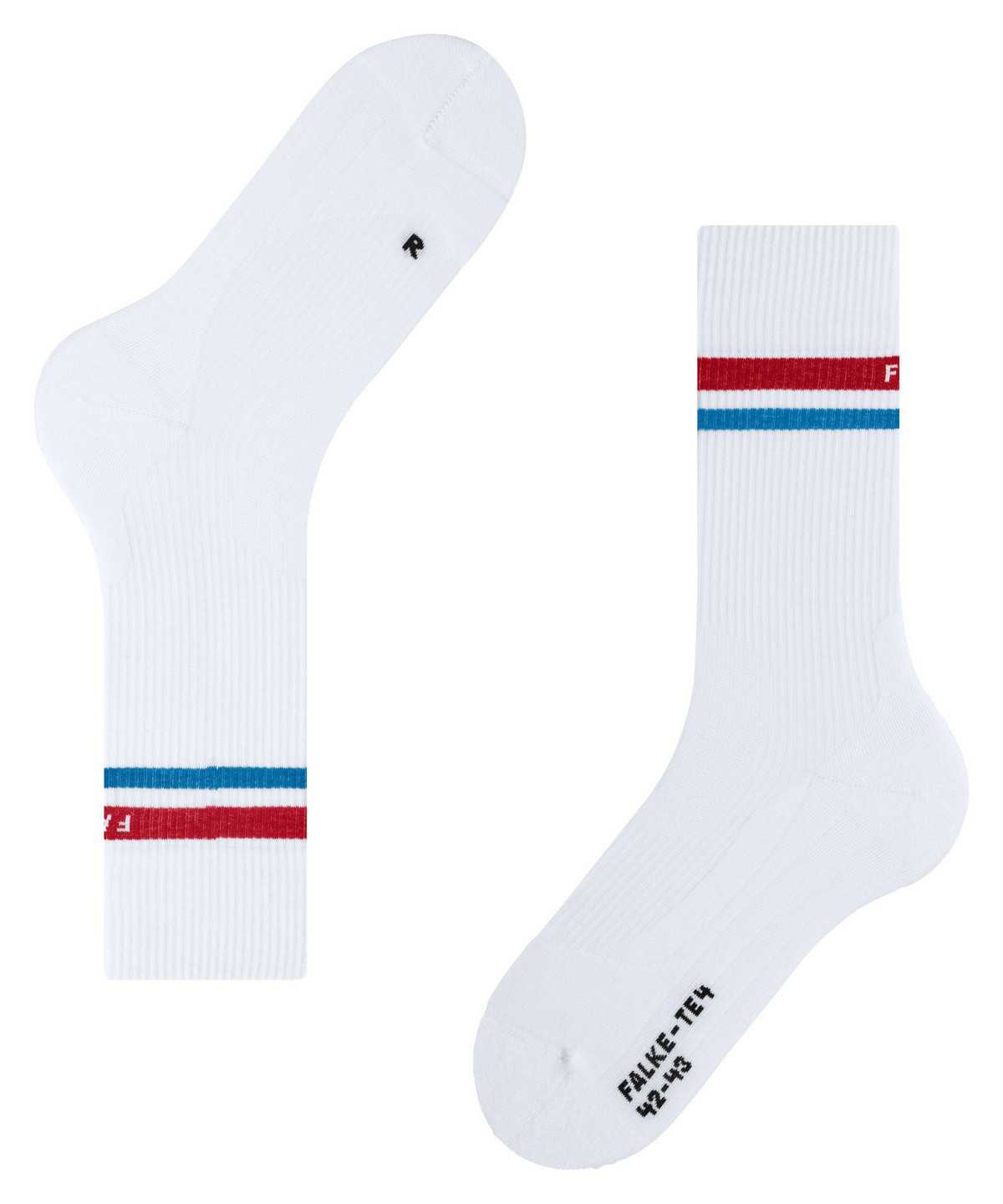 Women Falke TE4 Classic Tennis Socks Sports Socks White | CVRISQ782