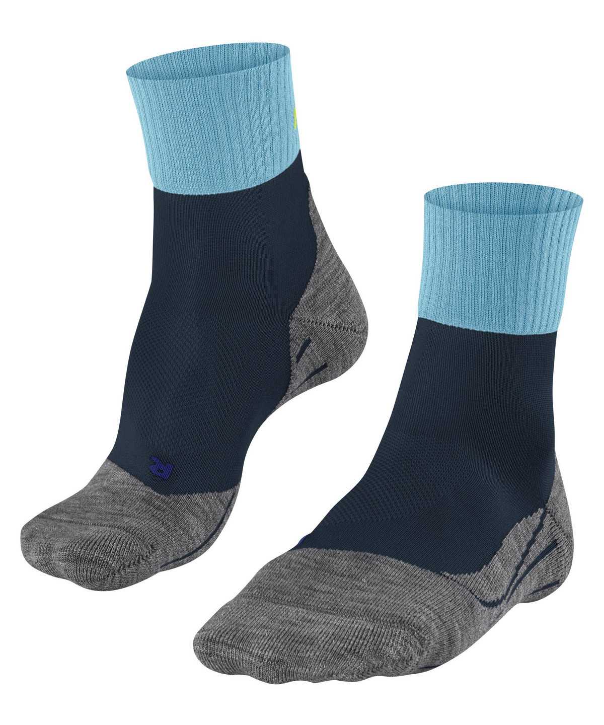 Women Falke TK2 Explore Cool Short Trekking Short sock Sports Socks Blue | UDSMFP109