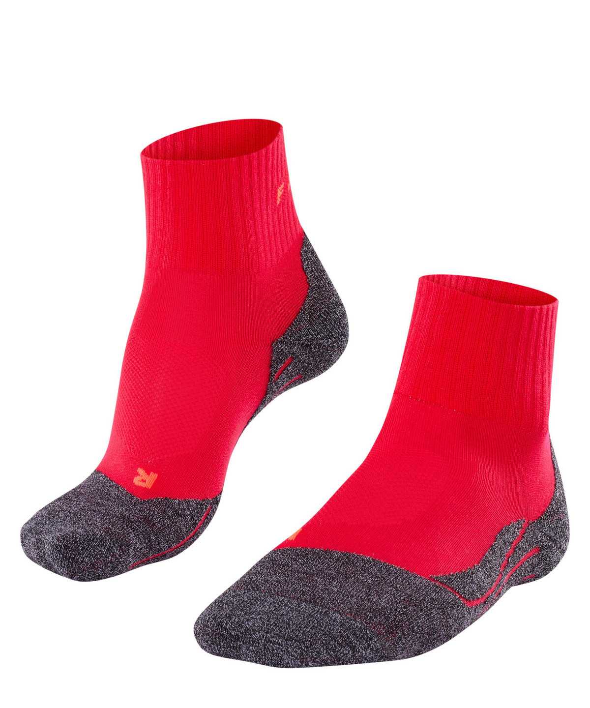 Women Falke TK2 Explore Cool Short Trekking Short sock Sports Socks Red | GPFJDH568