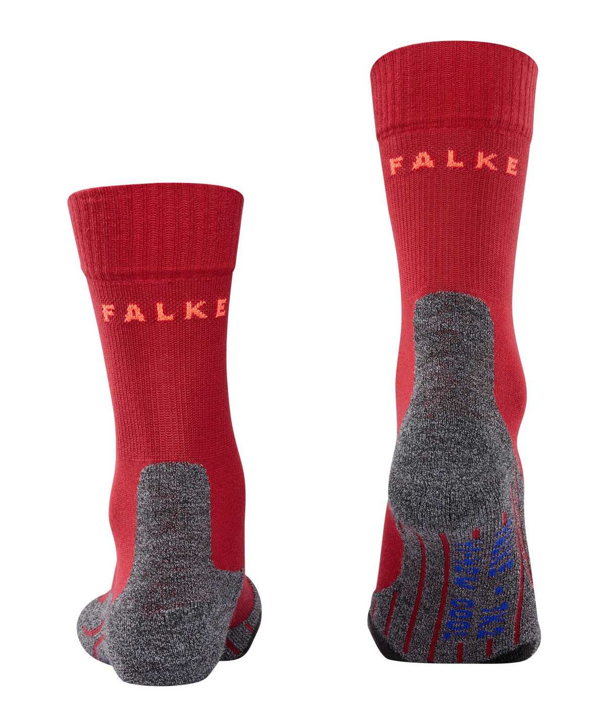 Women Falke TK2 Explore Cool Trekking Socks Sports Socks Red | XSDVGJ914