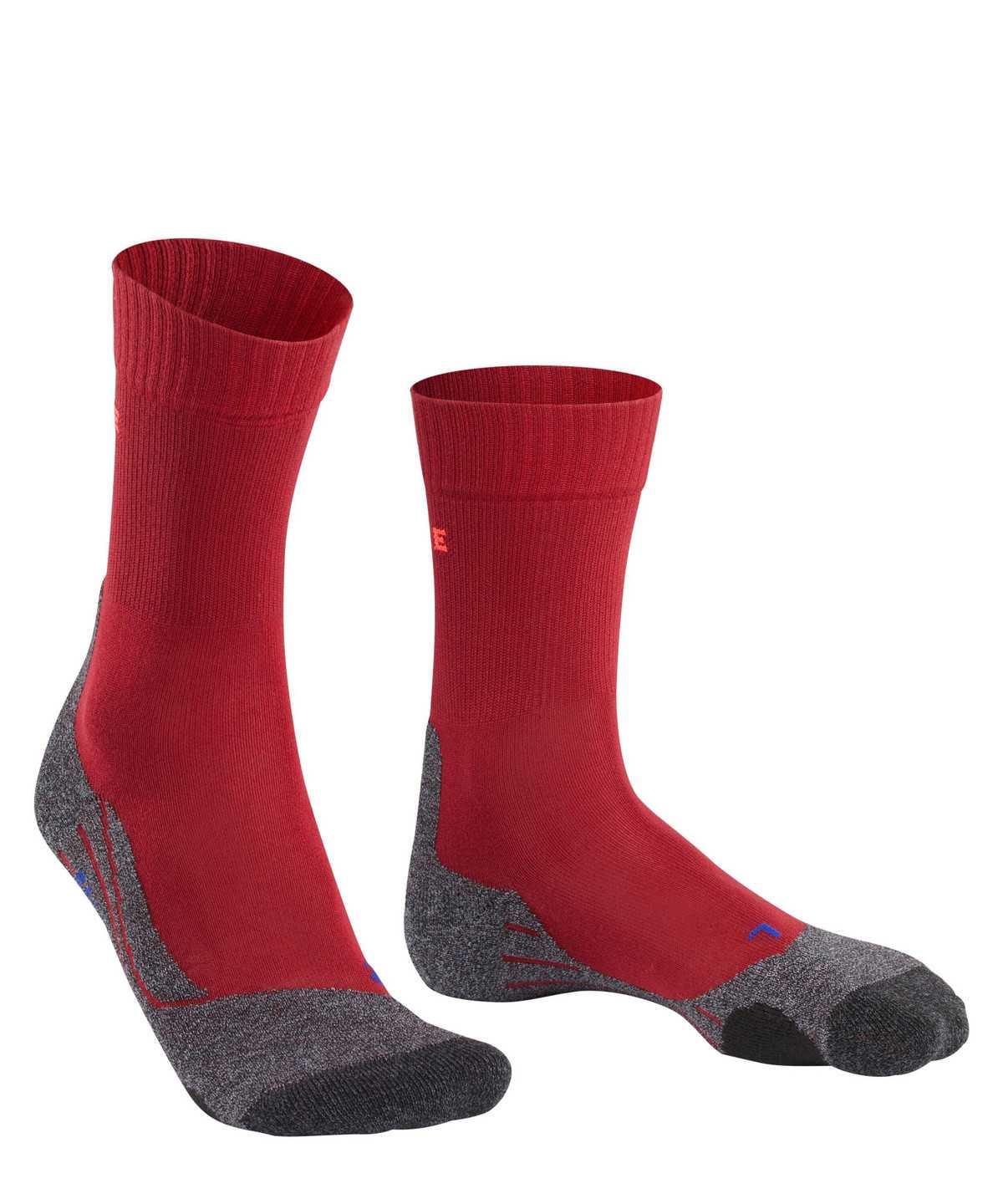 Women Falke TK2 Explore Cool Trekking Socks Sports Socks Red | XSDVGJ914