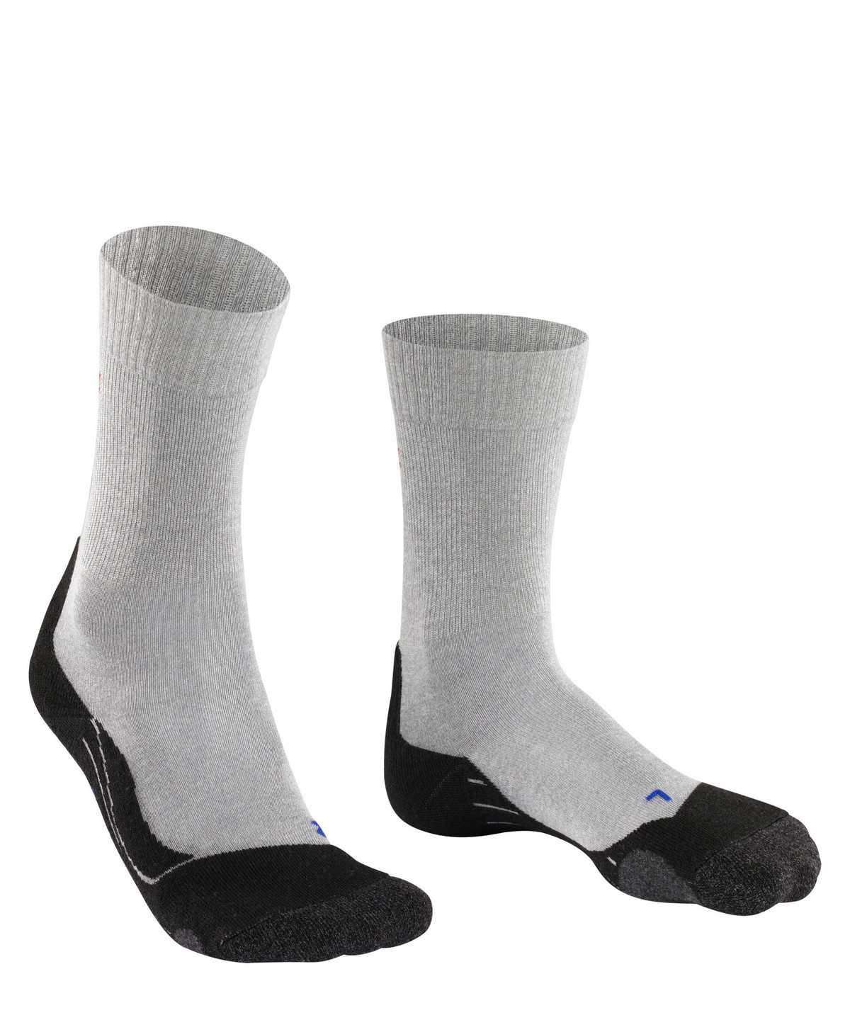 Women Falke TK2 Explore Cool Trekking Socks Sports Socks Grey | YXWKPV706