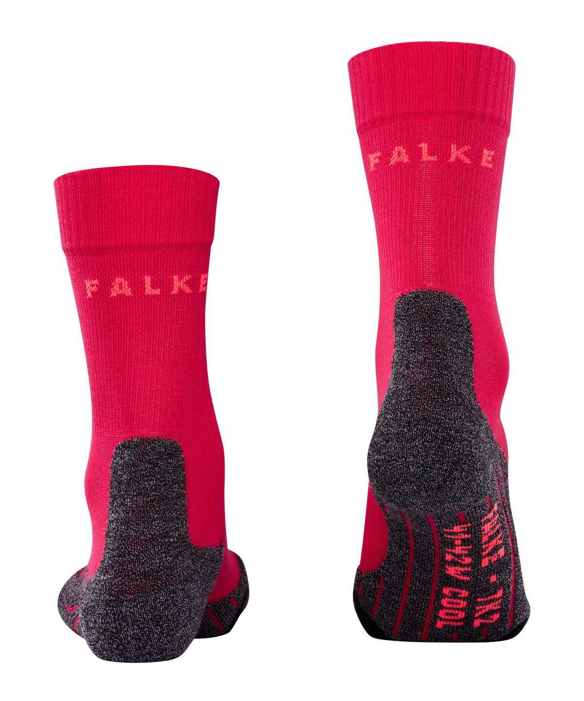 Women Falke TK2 Explore Cool Trekking Socks Sports Socks Red | LVXFHG291