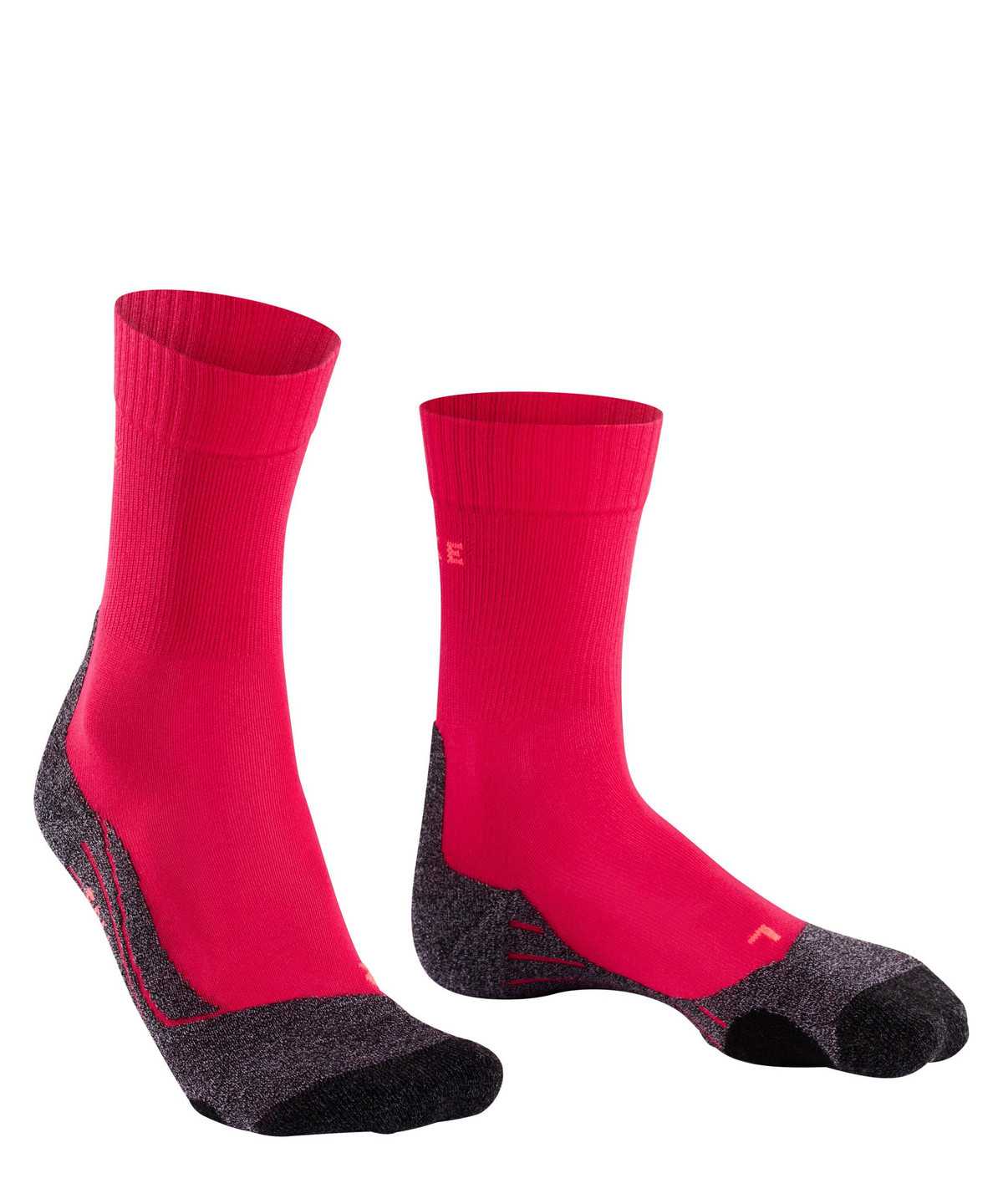 Women Falke TK2 Explore Cool Trekking Socks Sports Socks Red | LVXFHG291