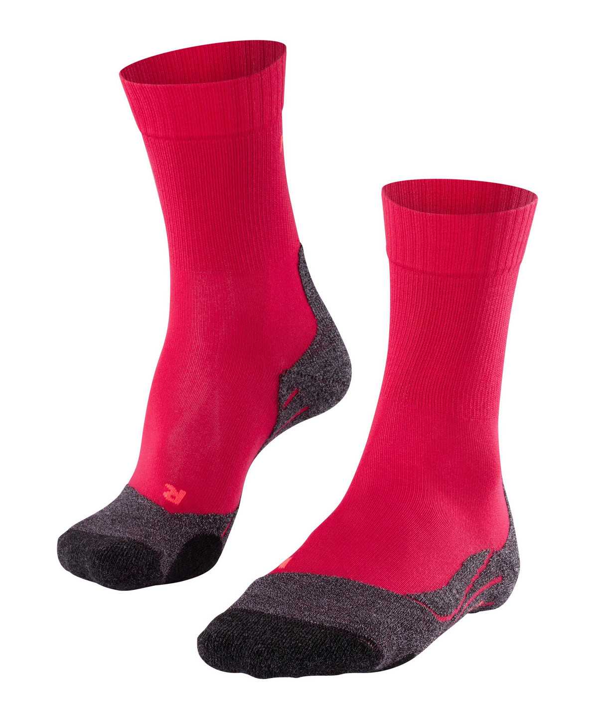 Women Falke TK2 Explore Cool Trekking Socks Sports Socks Red | LVXFHG291