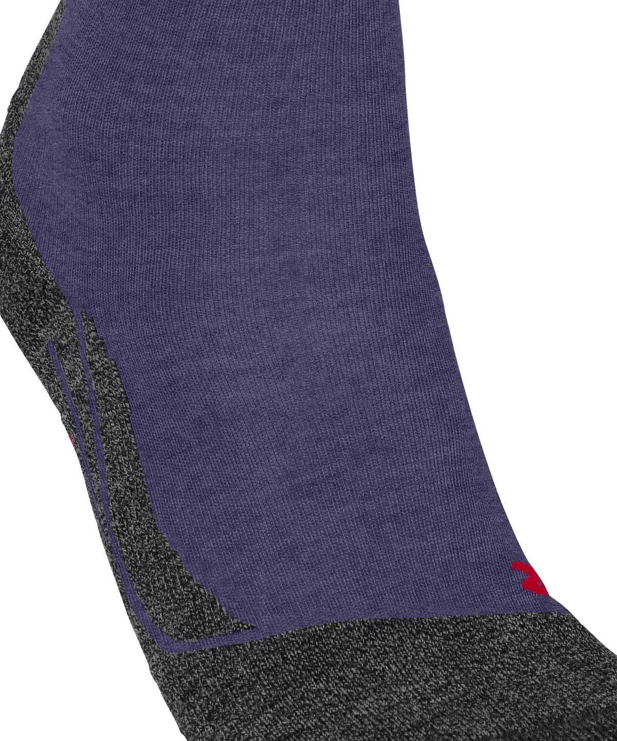 Women Falke TK2 Explore Melange Trekking Socks Sports Socks Purple | QNSAHX504