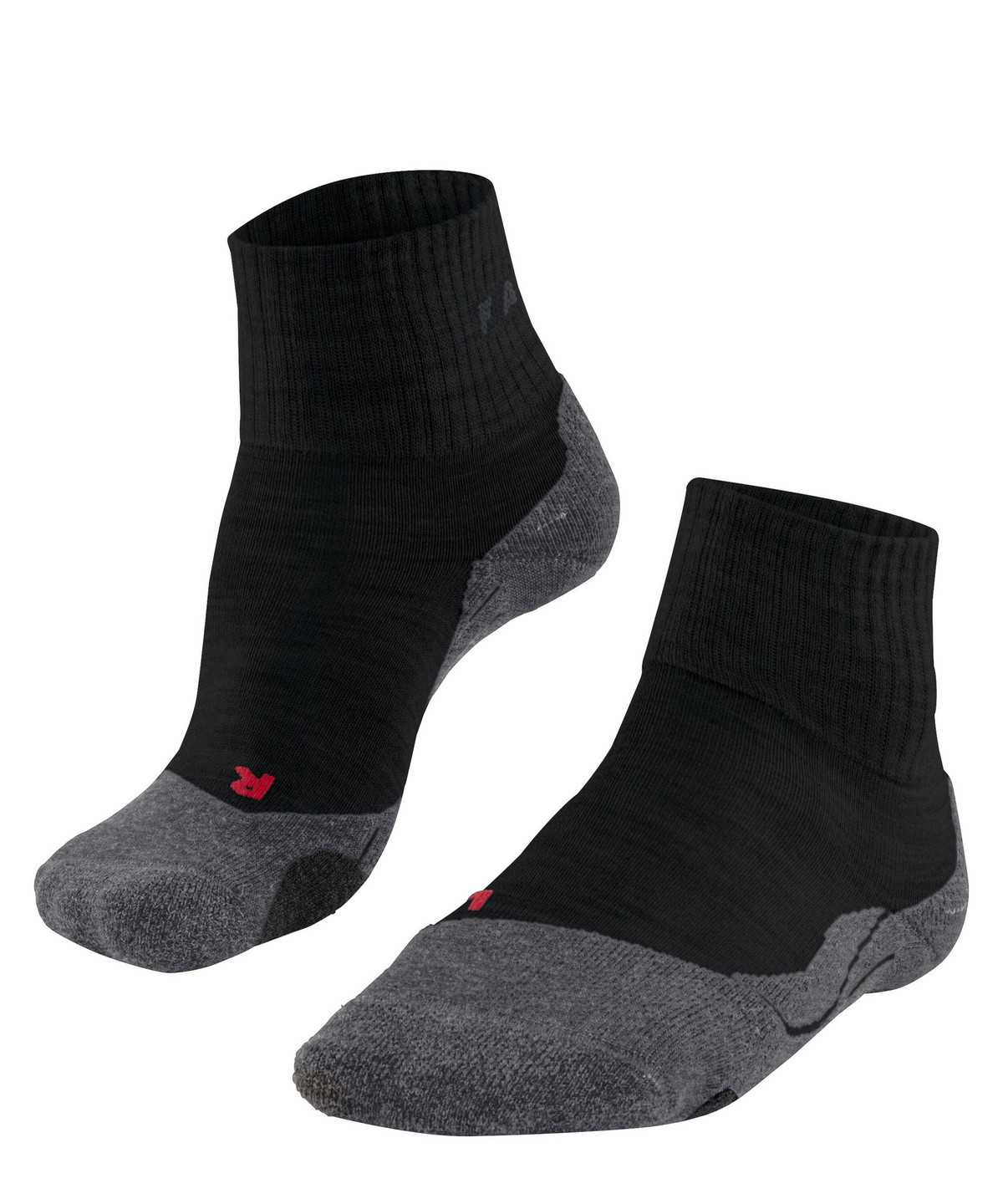 Women Falke TK2 Explore Short Trekking Short sock Sports Socks Black | MYTSQL594