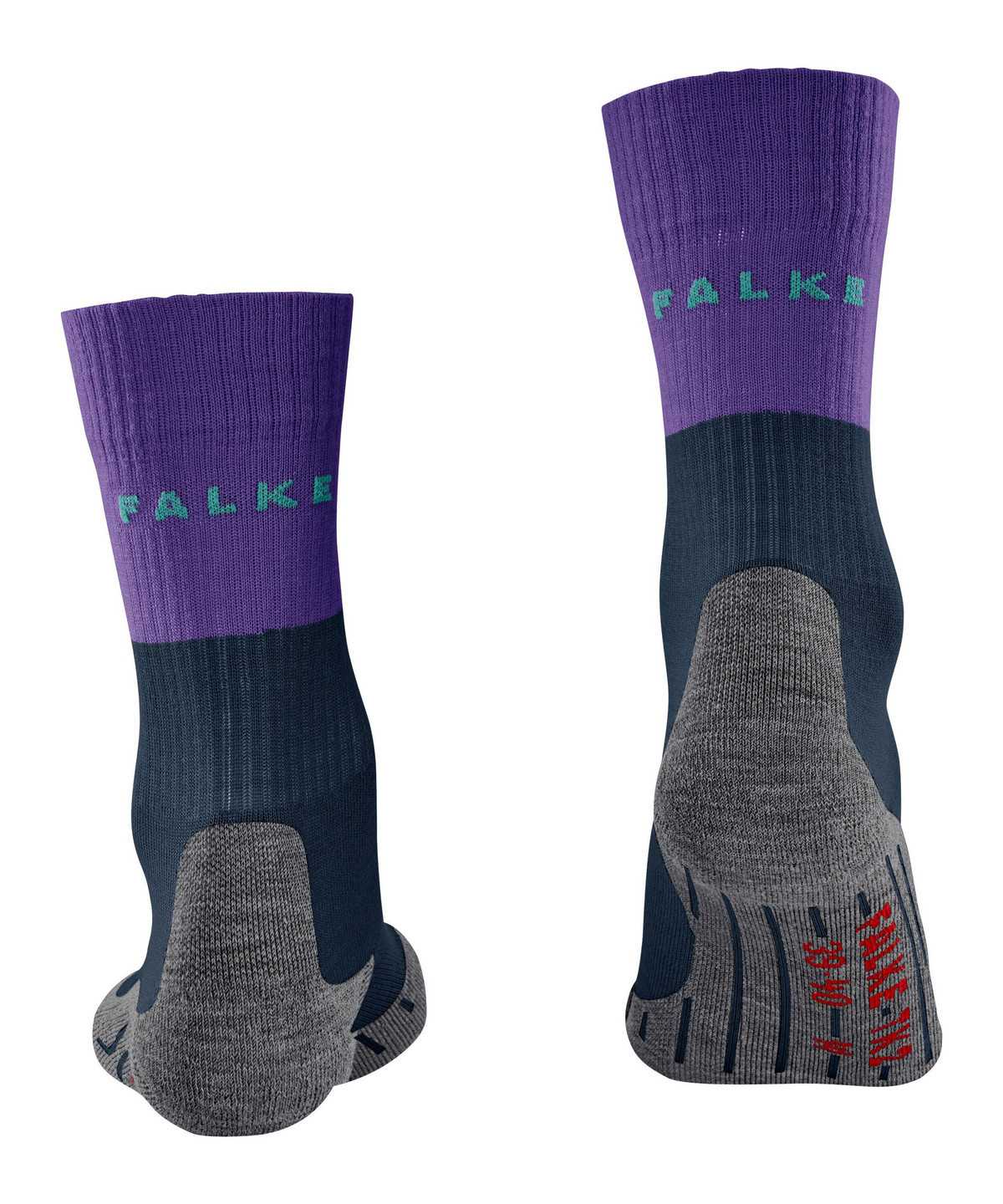 Women Falke TK2 Explore Trekking Socks Sports Socks Blue | JBTKRM057