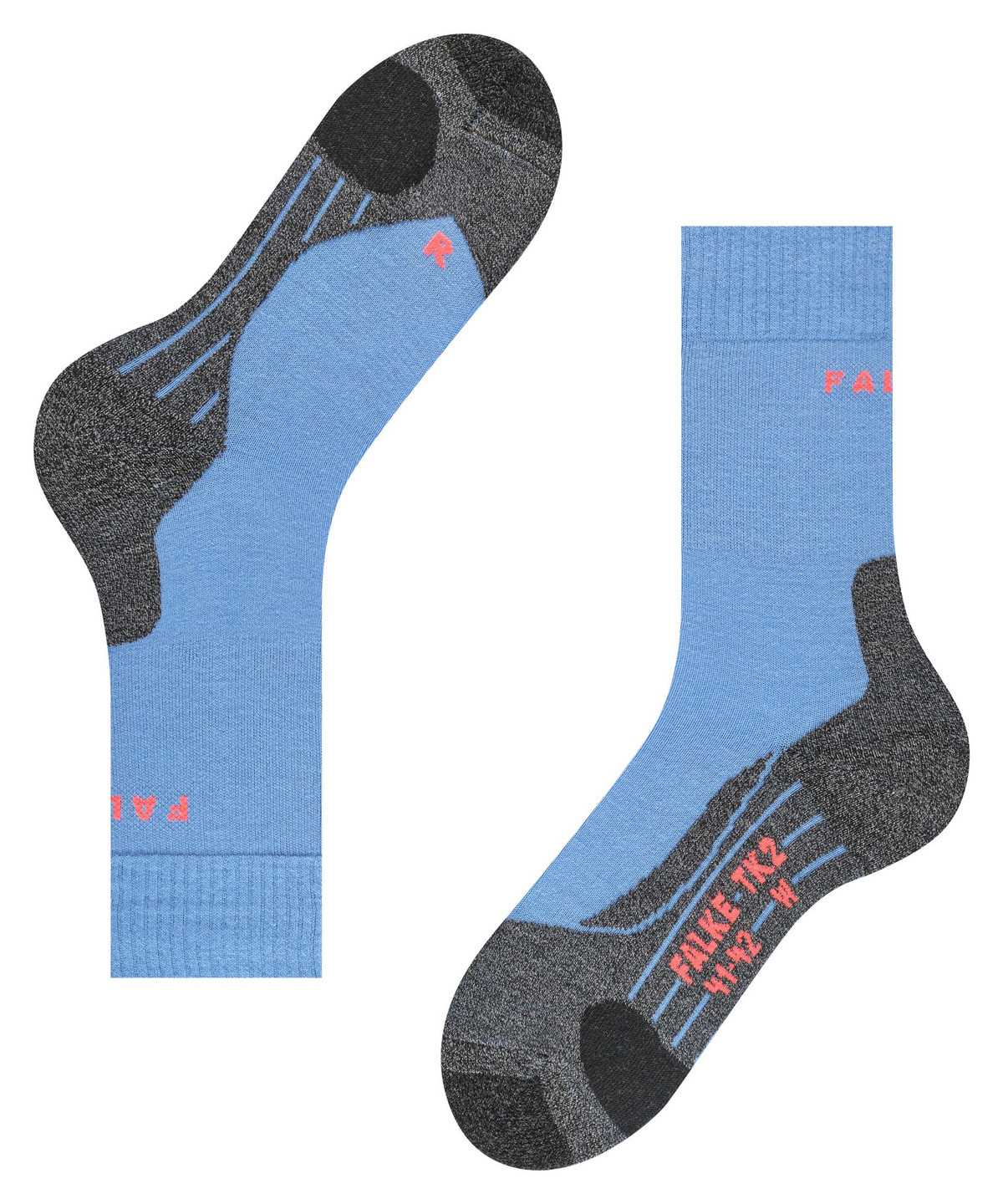 Women Falke TK2 Explore Trekking Socks Sports Socks Blue | WTRMLZ047