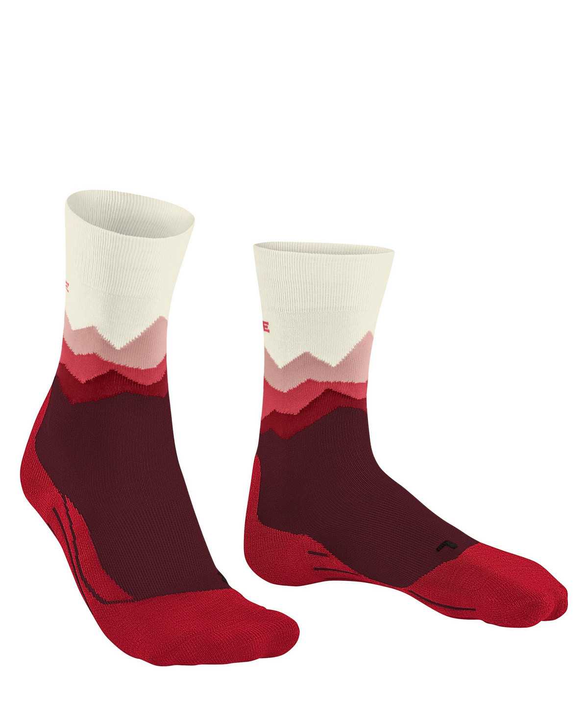 Women Falke TK2 Explore Trekking Socks Sports Socks Red | ZMJGVA743