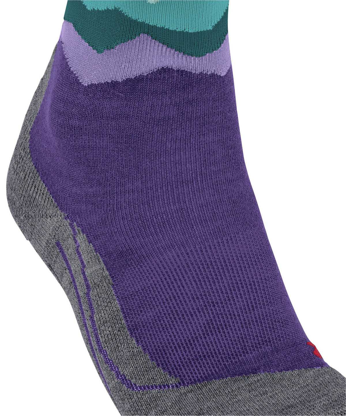 Women Falke TK2 Explore Trekking Socks Sports Socks Purple | QZXUJC908