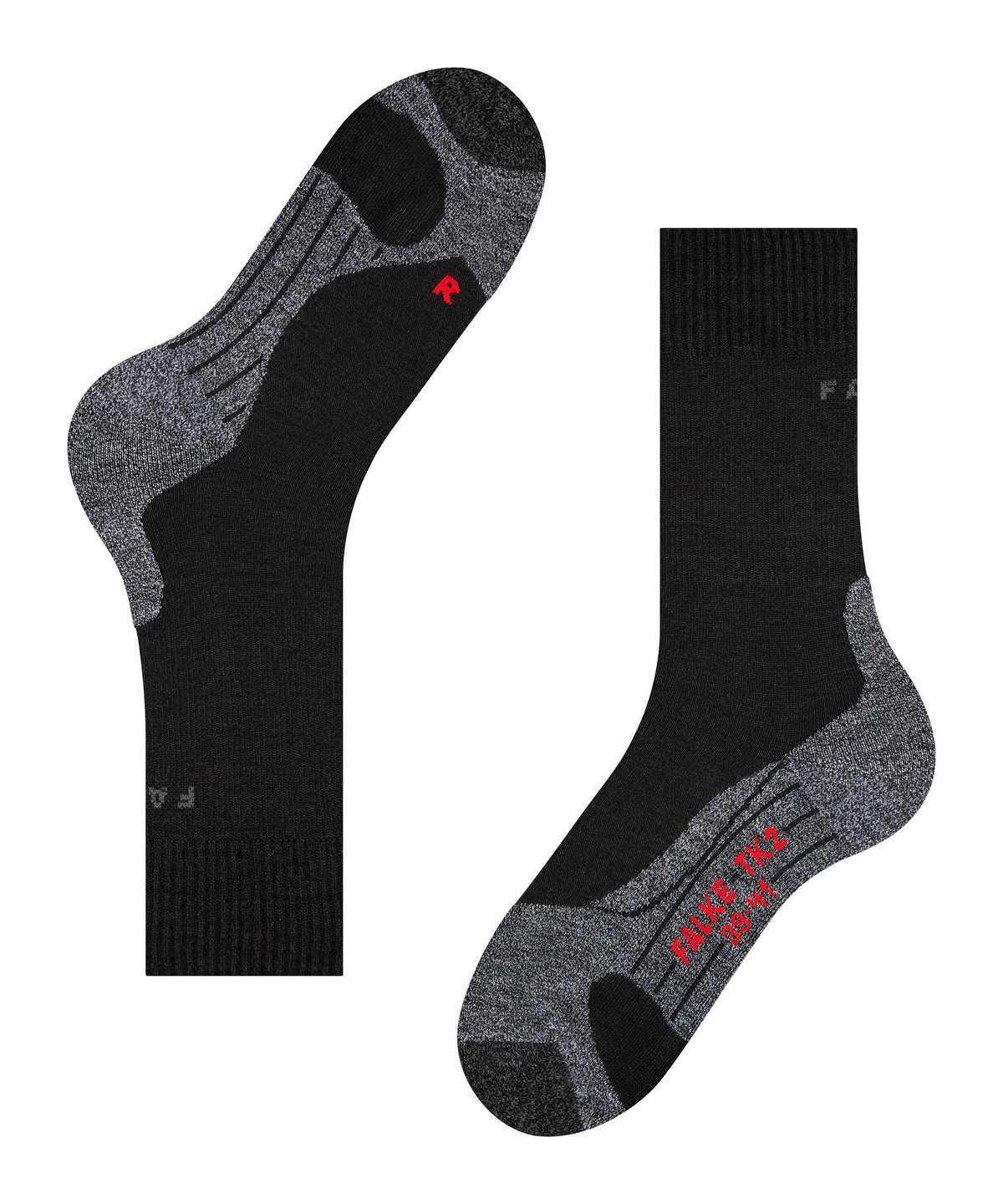 Women Falke TK2 Explore Trekking Socks Sports Socks Black | NFGRLT170