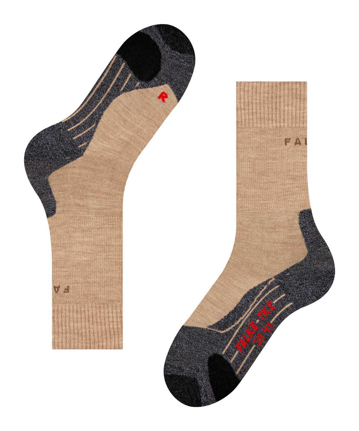 Women Falke TK2 Explore Trekking Socks Sports Socks Beige | RCUMVT405