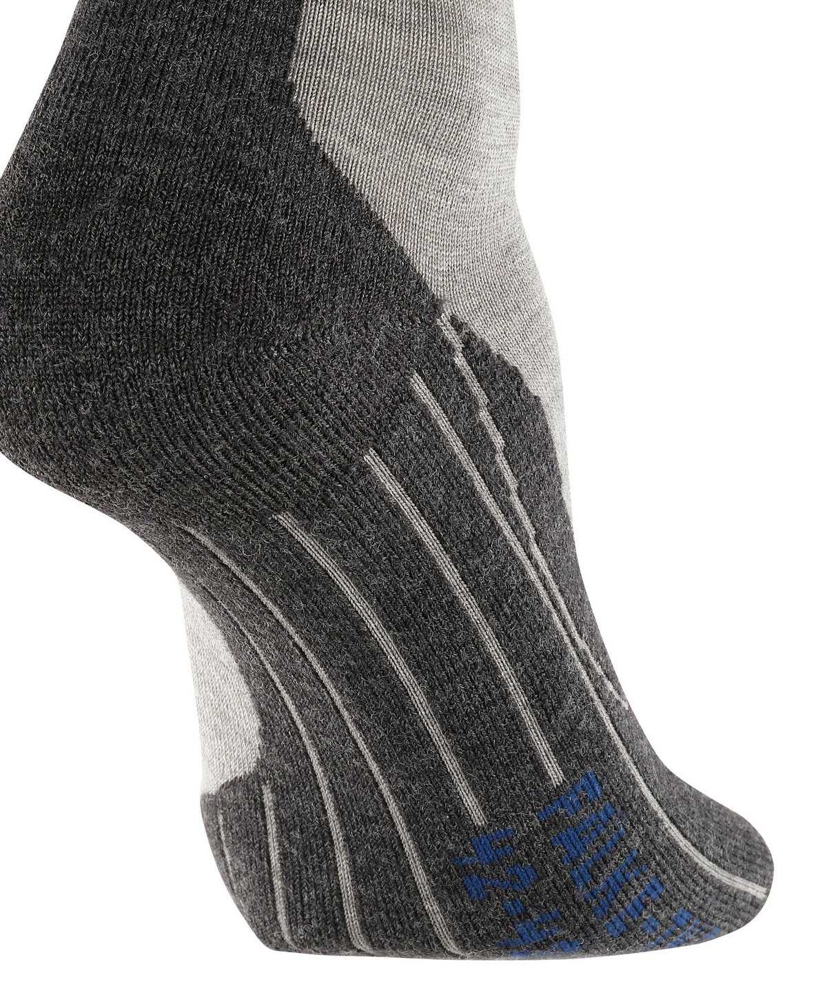 Women Falke TK2 Explore Wool Silk Trekking Socks Sports Socks Grey | YSJLVH463