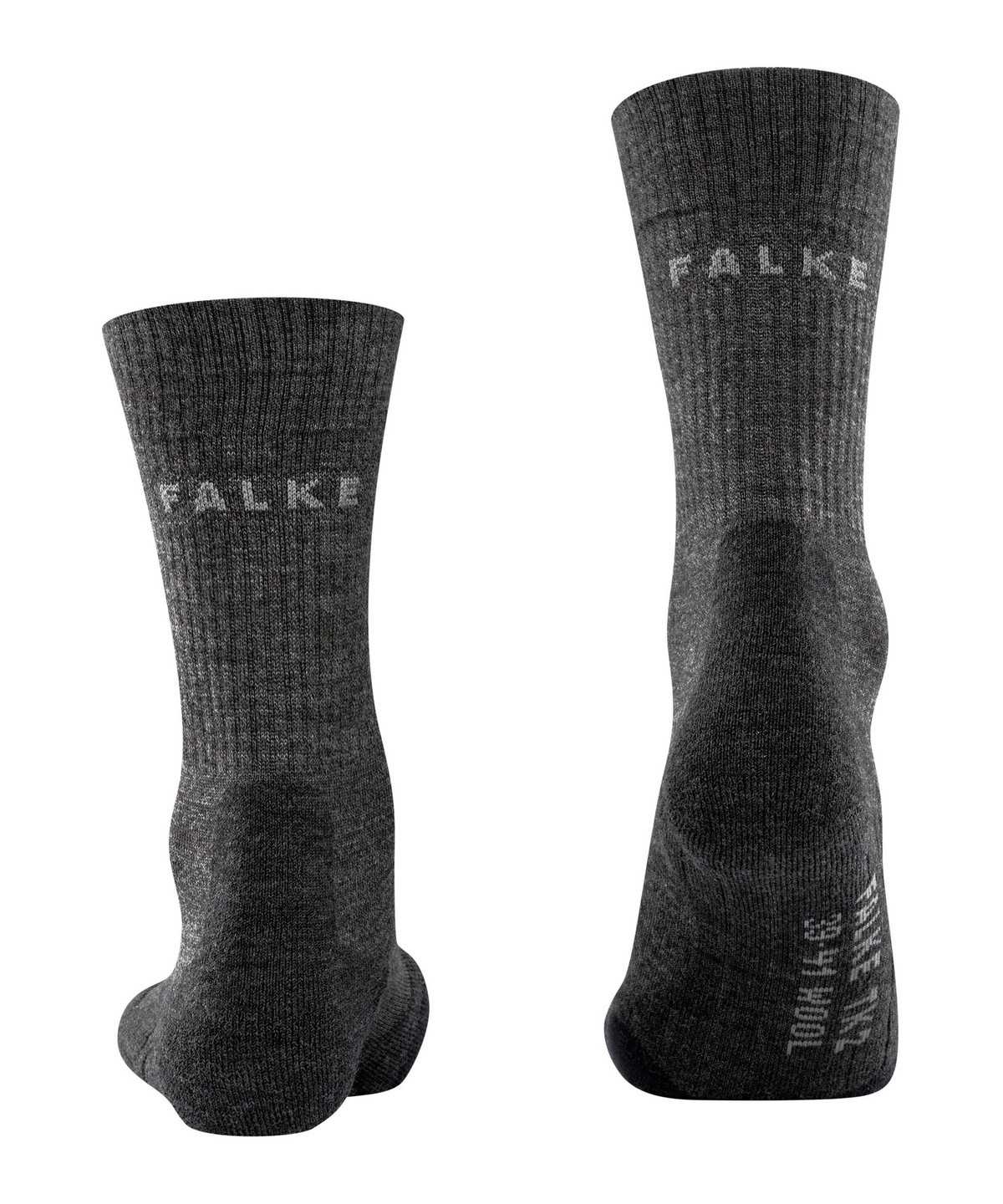 Women Falke TK2 Explore Wool Trekking Socks Sports Socks Grey | PEOUAB824