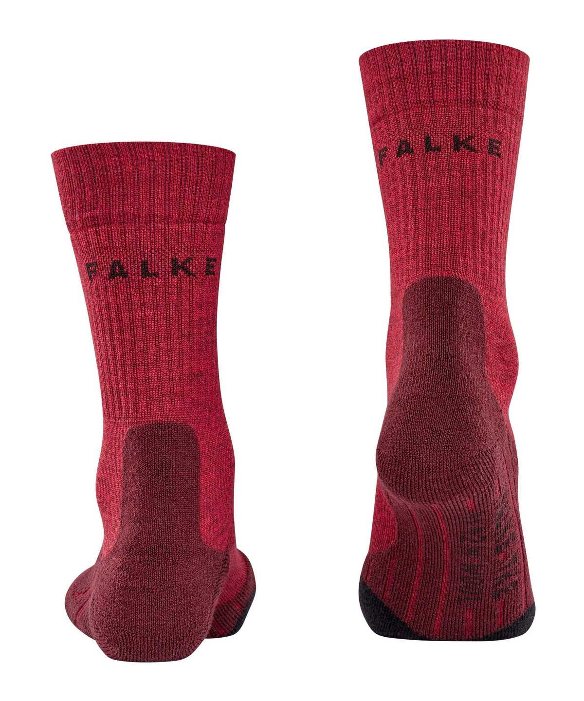 Women Falke TK2 Explore Wool Trekking Socks Sports Socks Red | AKPBDO016