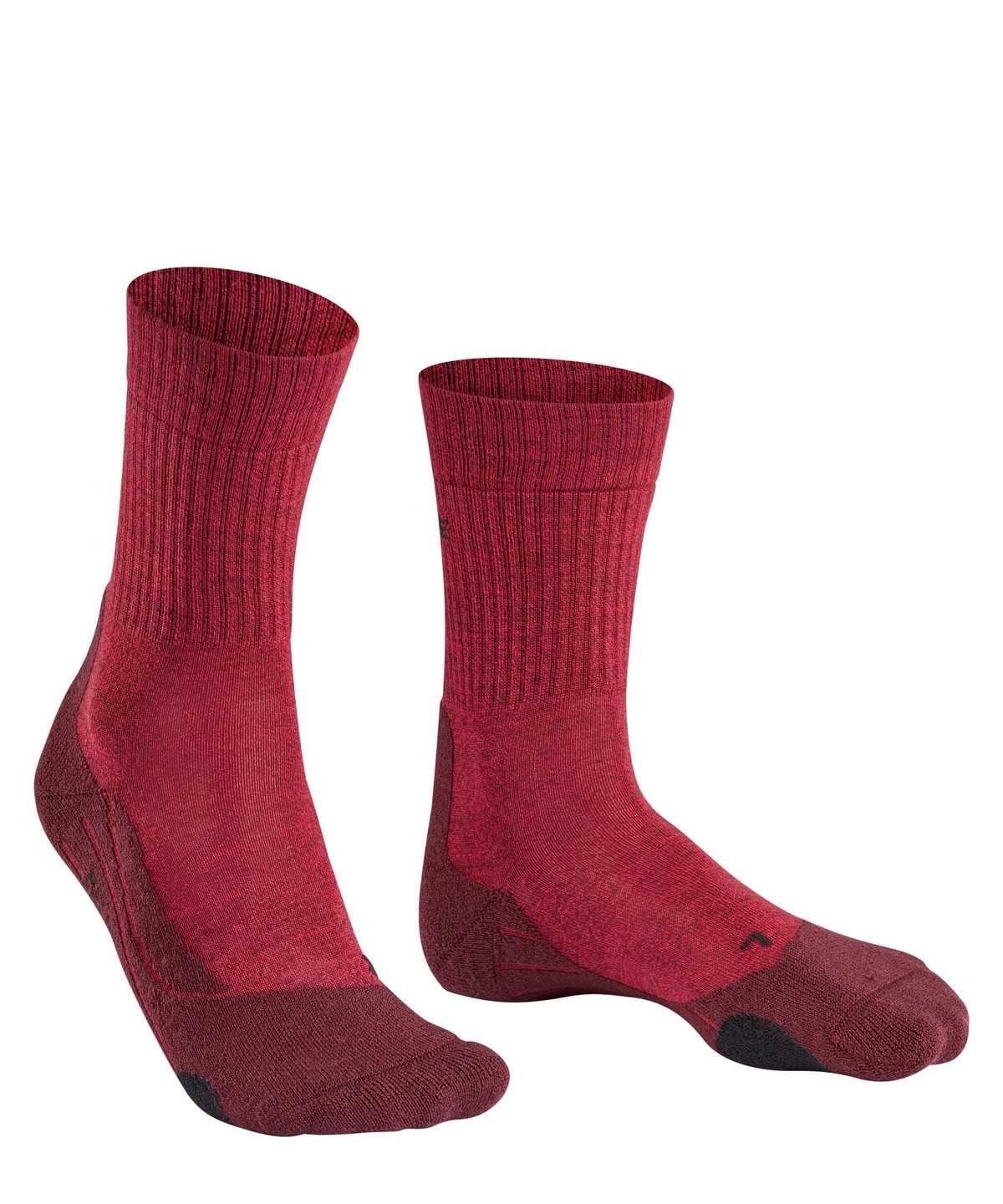 Women Falke TK2 Explore Wool Trekking Socks Sports Socks Red | AKPBDO016