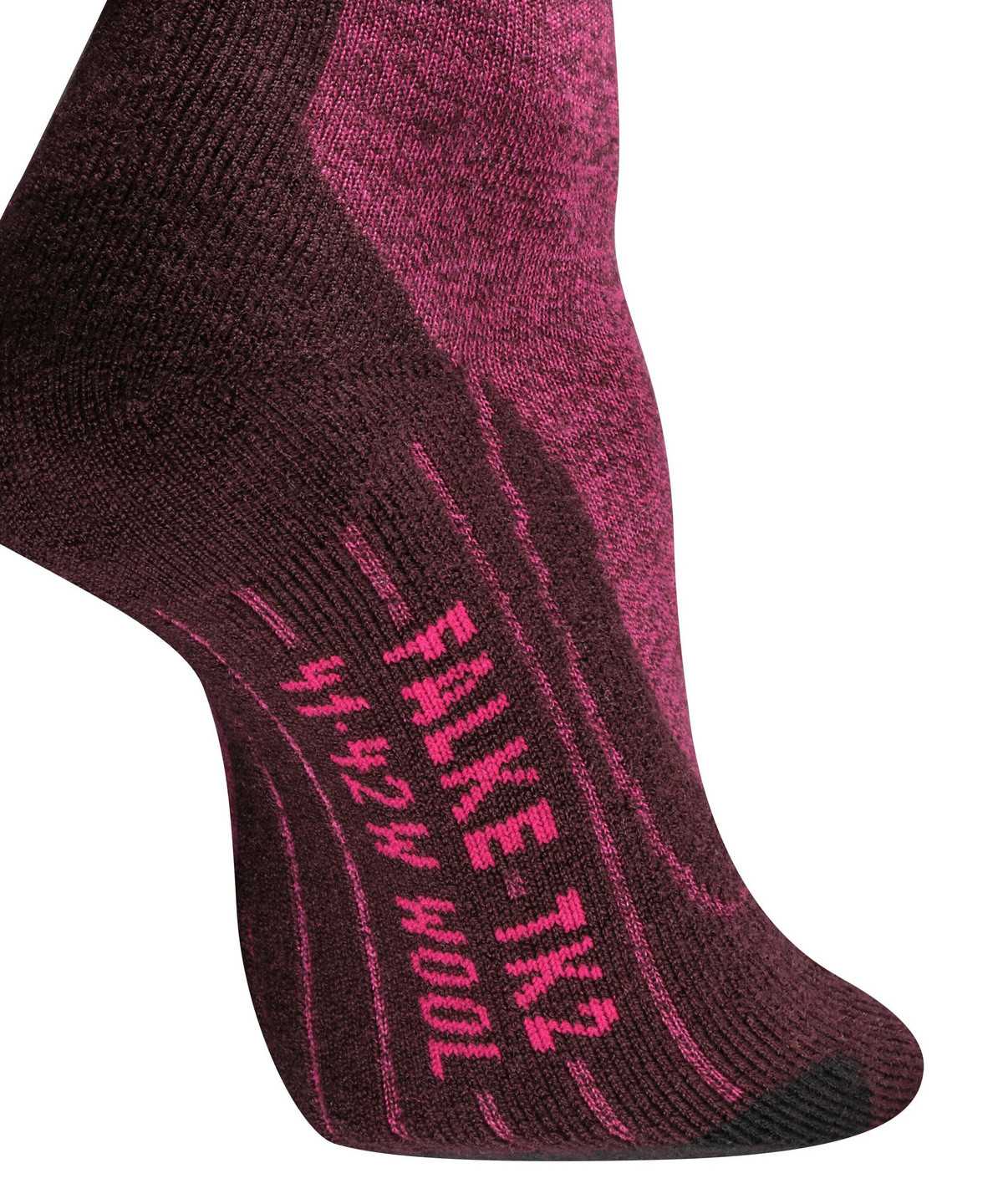 Women Falke TK2 Explore Wool Trekking Socks Sports Socks Red | SIXWOZ475