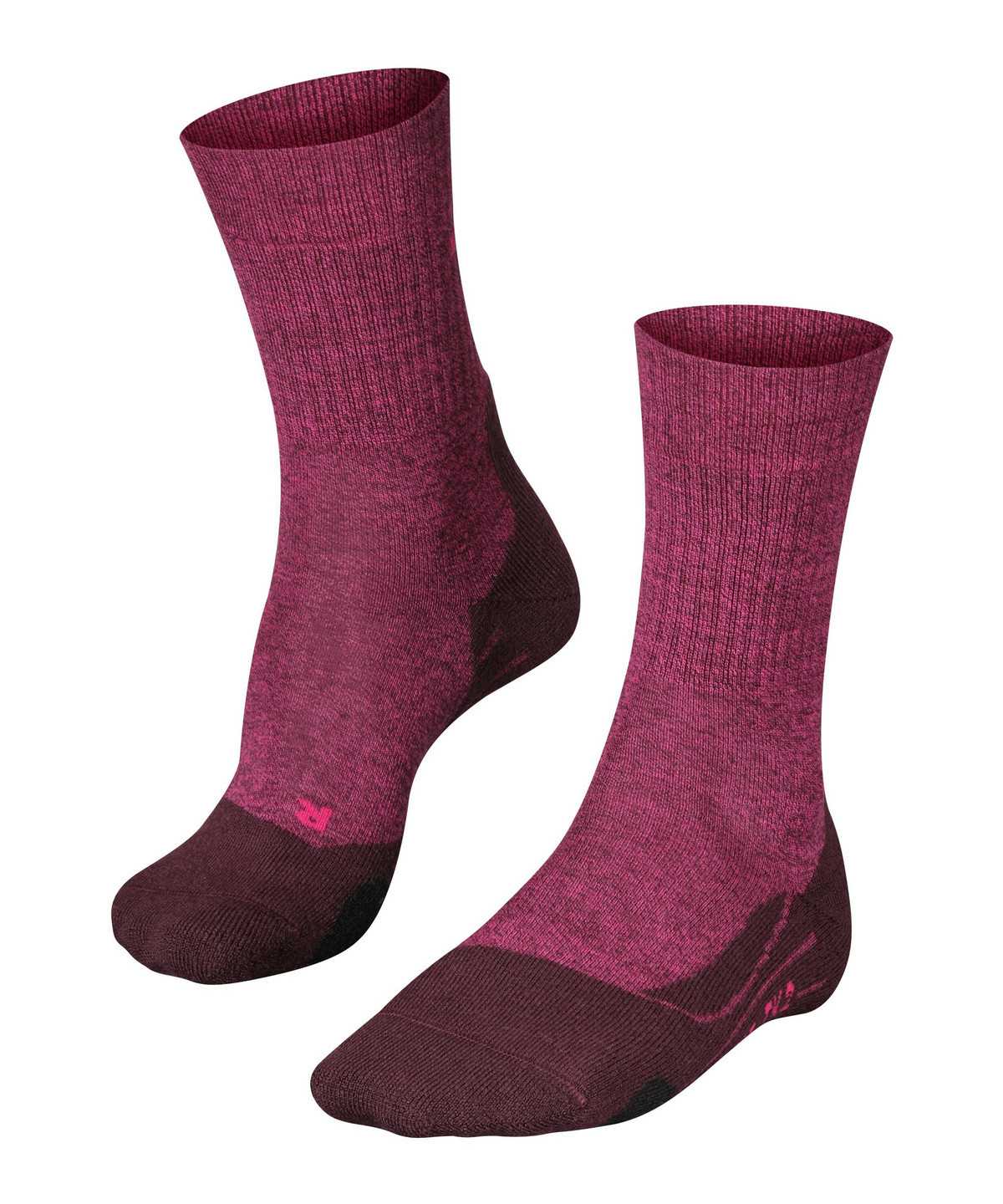 Women Falke TK2 Explore Wool Trekking Socks Sports Socks Red | SIXWOZ475