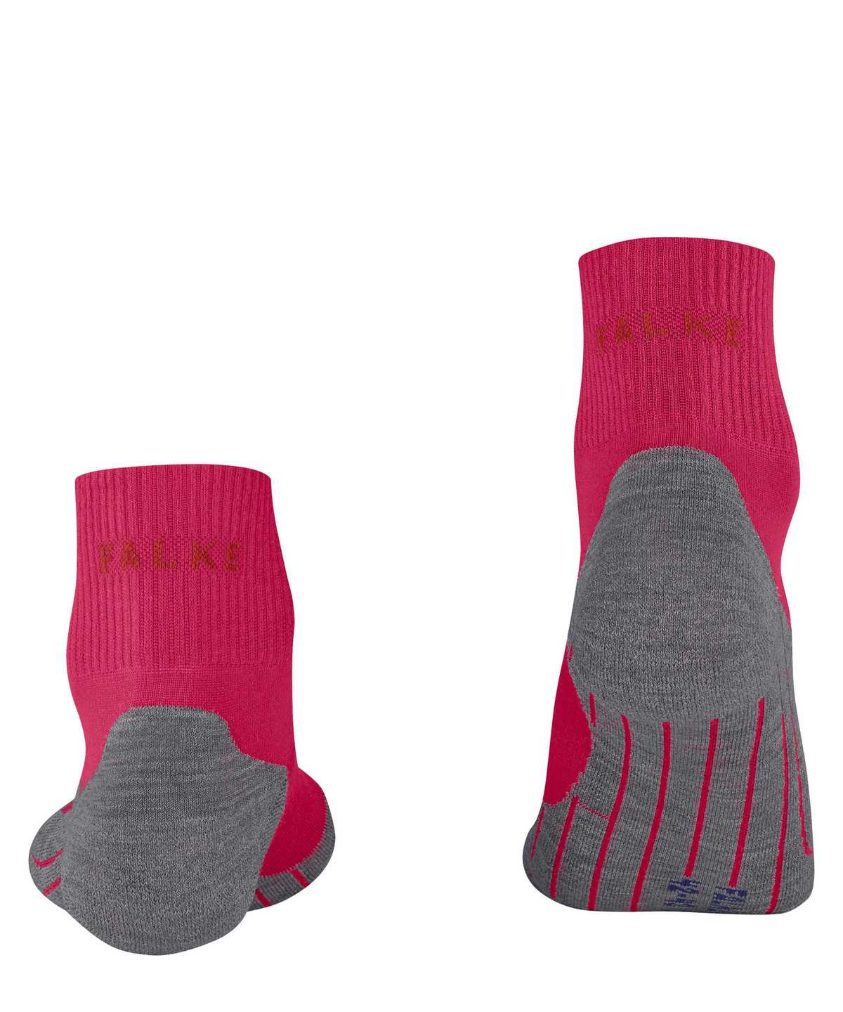 Women Falke TK5 Wander Cool Short Trekking Short sock Sports Socks Red | JGXRKU072