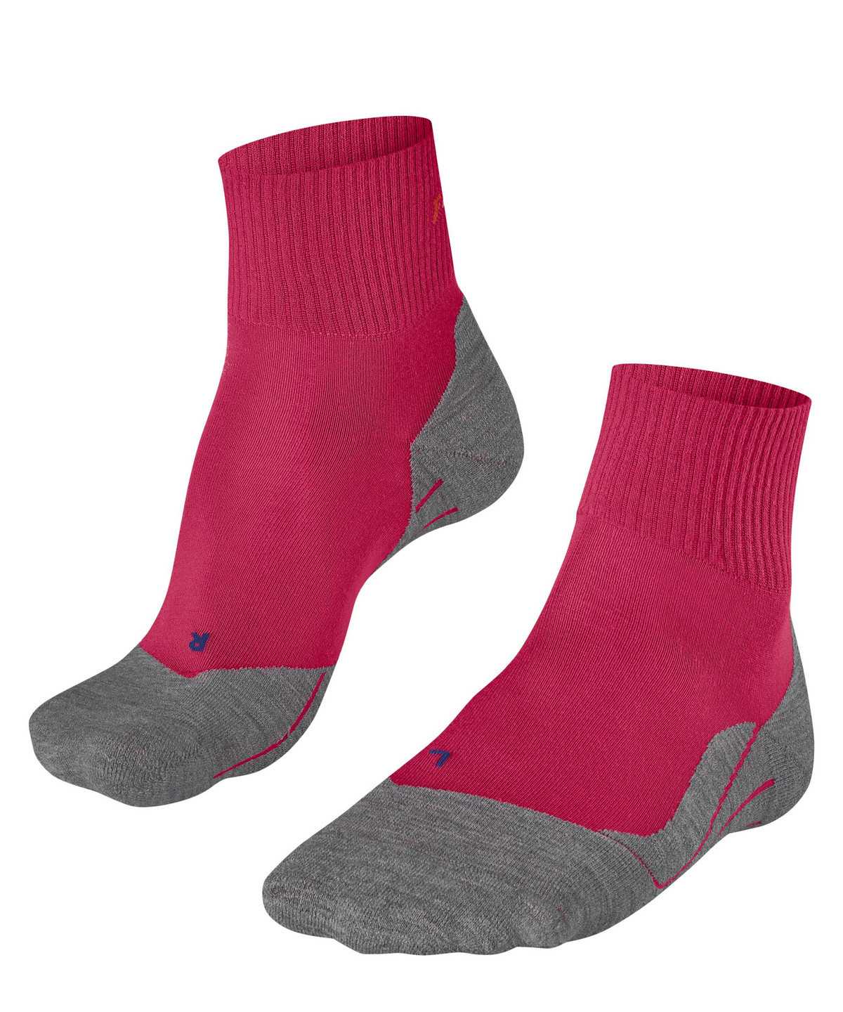 Women Falke TK5 Wander Cool Short Trekking Short sock Sports Socks Red | JGXRKU072