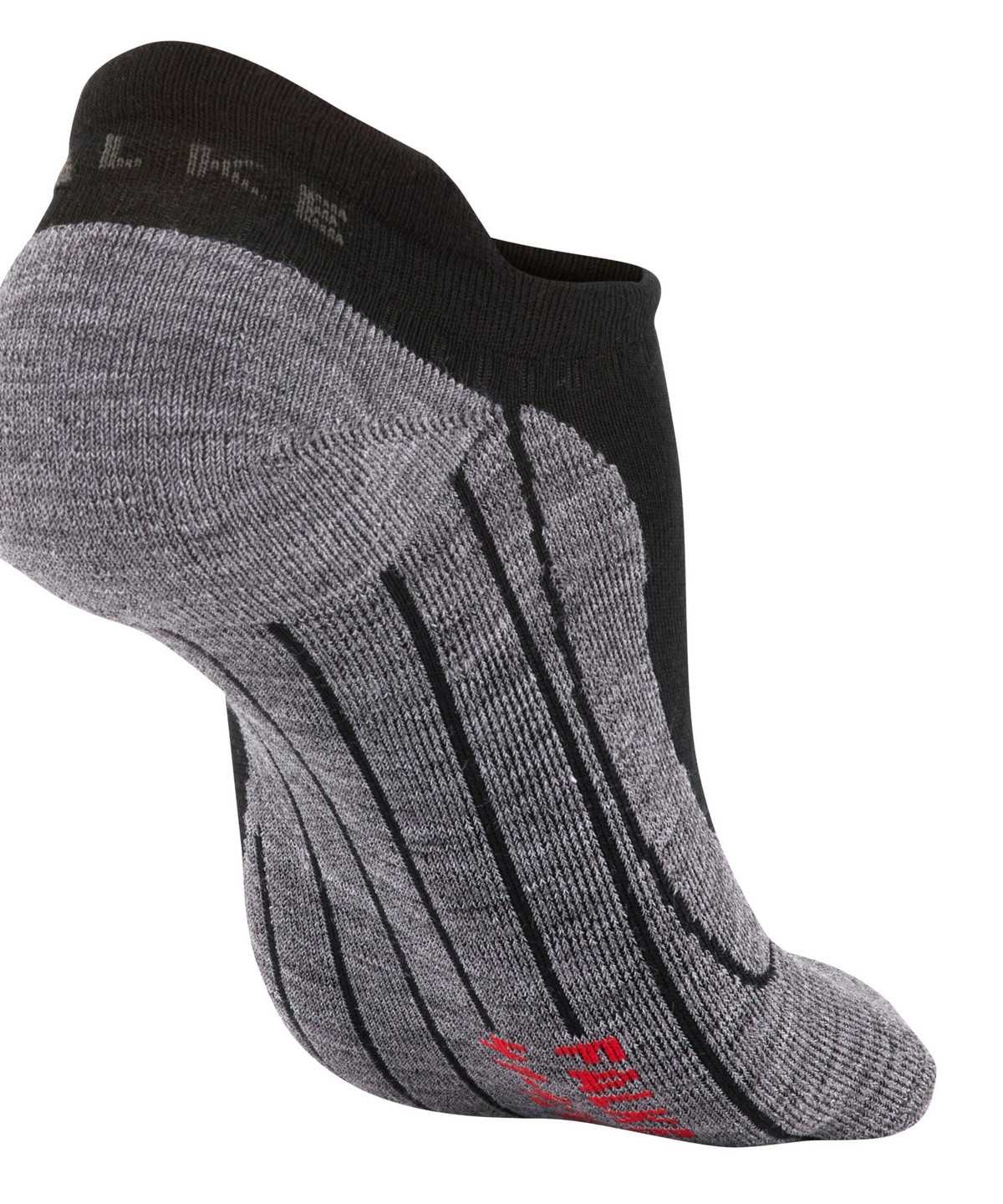 Women Falke TK5 Wander Invisible Trekking Invisibles Sports Socks Black | OLJUKP980