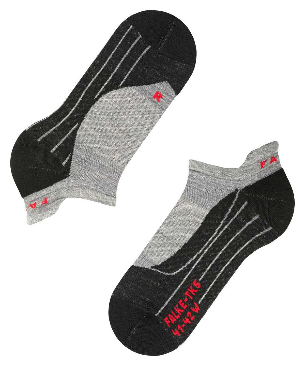 Women Falke TK5 Wander Invisible Trekking Invisibles Sports Socks Grey | VFHIGX530