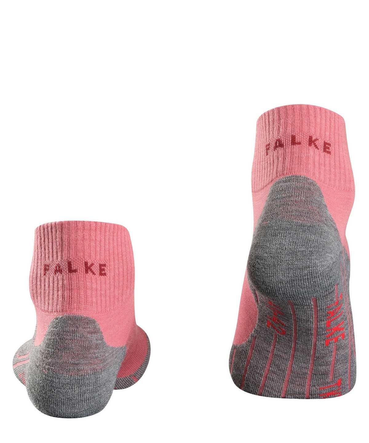 Women Falke TK5 Wander Short Trekking Short sock Sports Socks Red | HNGCTF796