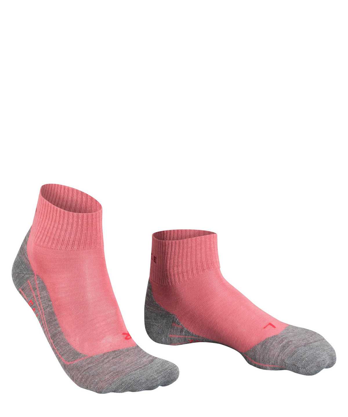 Women Falke TK5 Wander Short Trekking Short sock Sports Socks Red | HNGCTF796