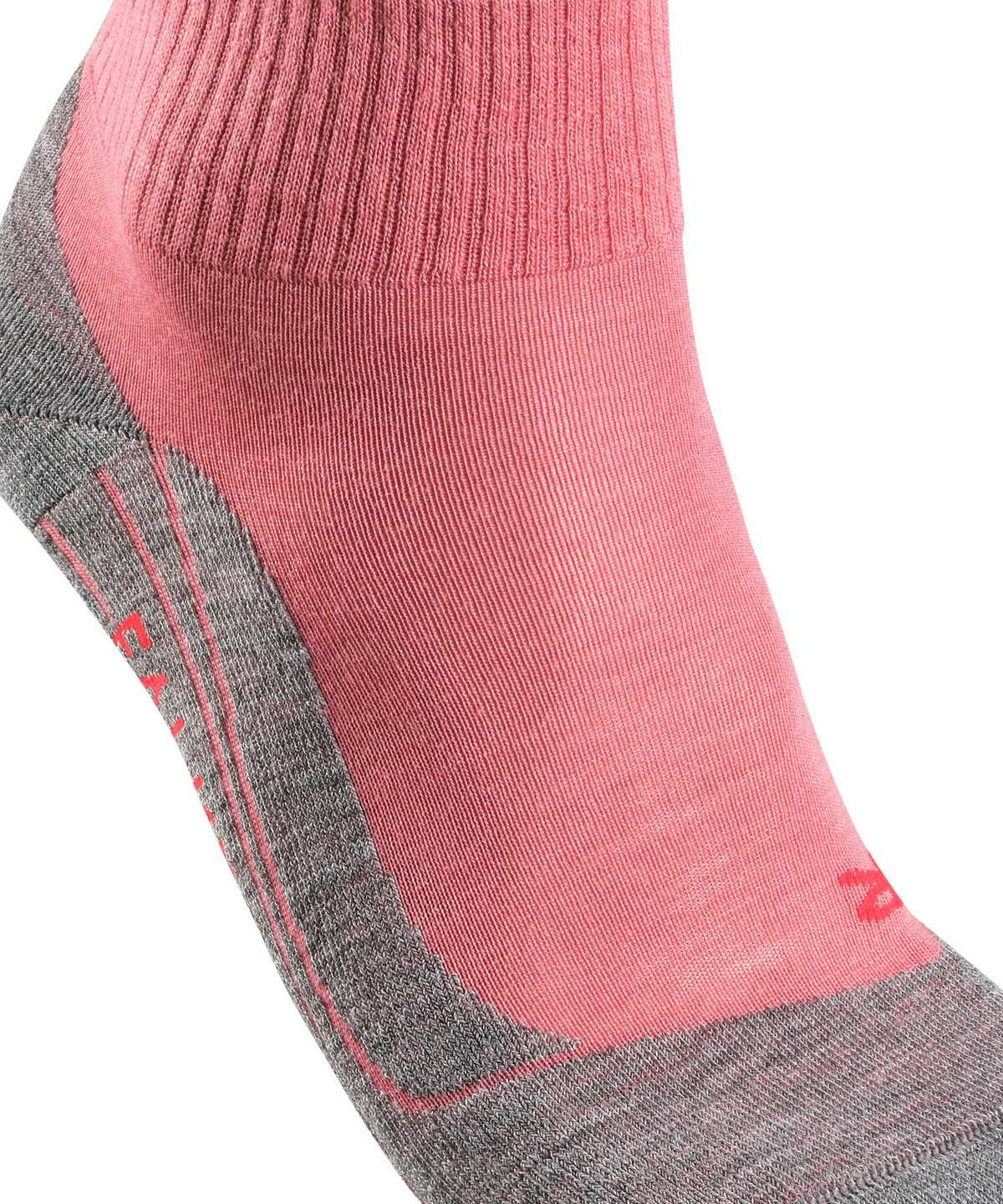 Women Falke TK5 Wander Short Trekking Short sock Sports Socks Red | HNGCTF796