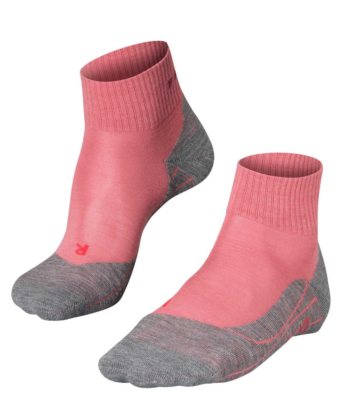 Women Falke TK5 Wander Short Trekking Short sock Sports Socks Red | HNGCTF796