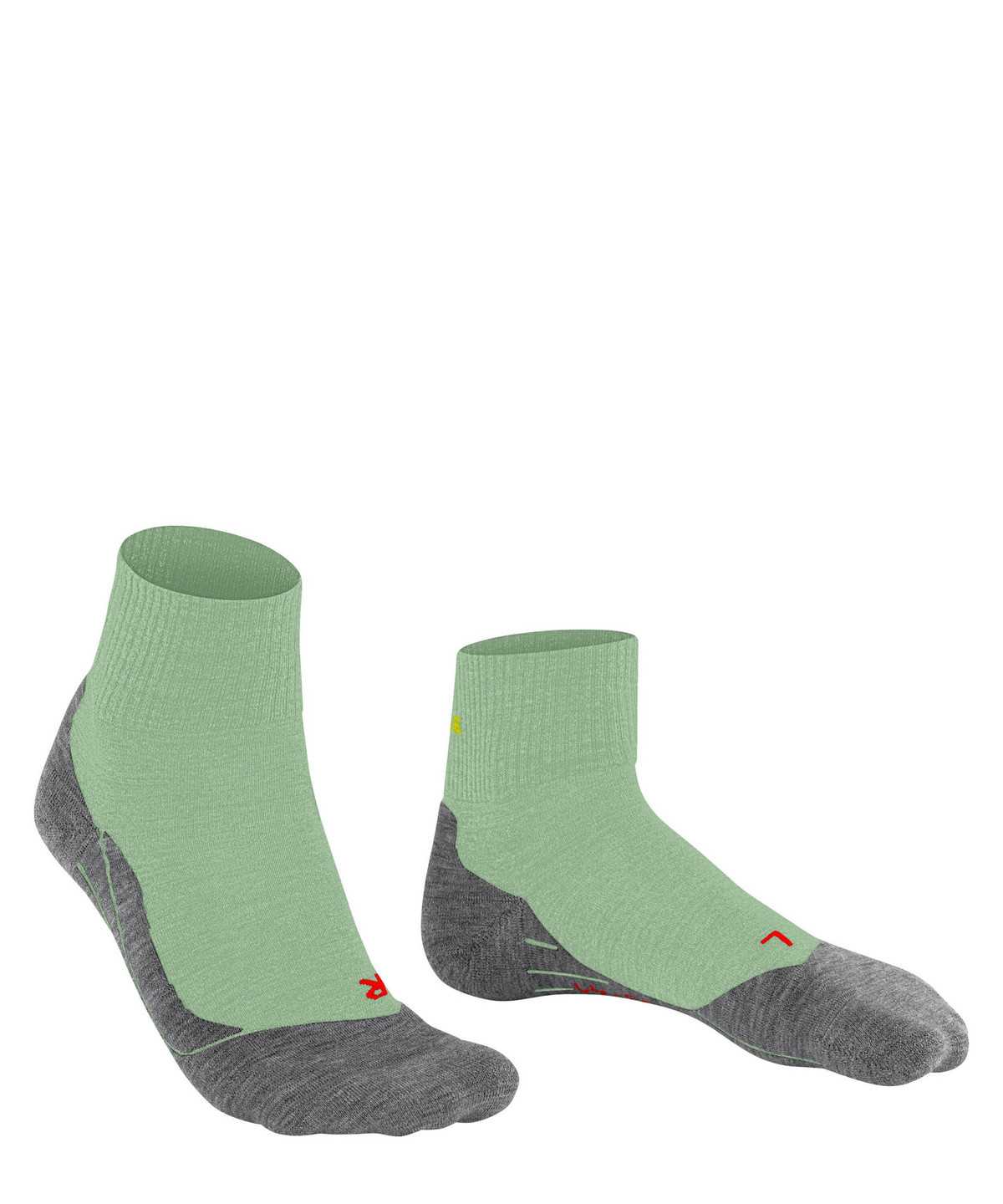 Women Falke TK5 Wander Short Trekking Short sock Sports Socks Green | ZCJRTB631