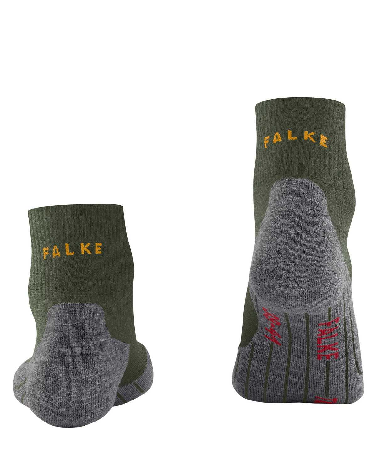 Women Falke TK5 Wander Short Trekking Short sock Sports Socks Green | UXZEWK296