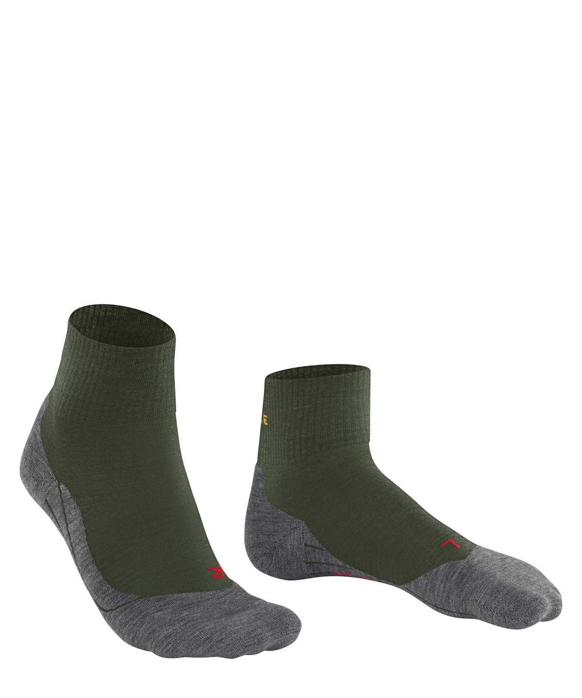 Women Falke TK5 Wander Short Trekking Short sock Sports Socks Green | UXZEWK296