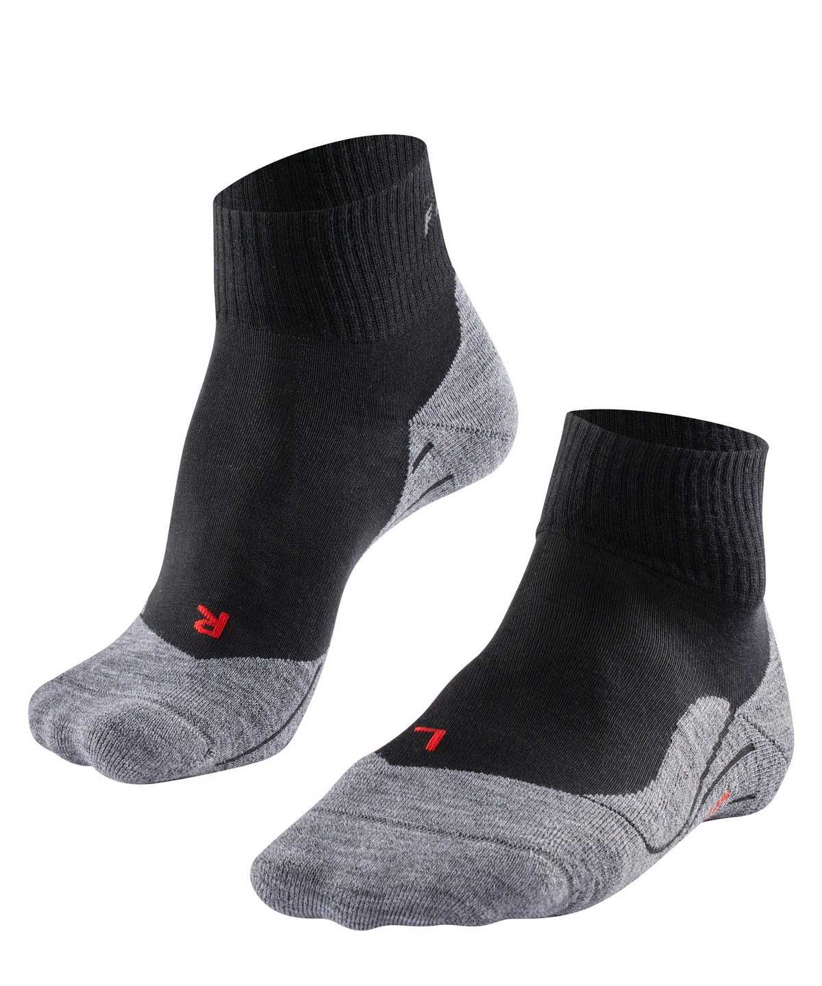 Women Falke TK5 Wander Short Trekking Short sock Sports Socks Black | LONCAY410