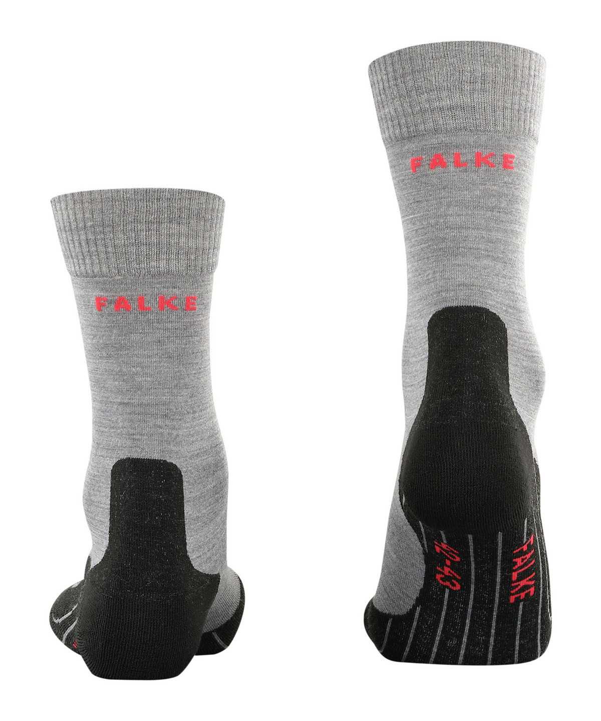 Women Falke TK5 Wander Trekking Socks Sports Socks Grey | JUNAZL307