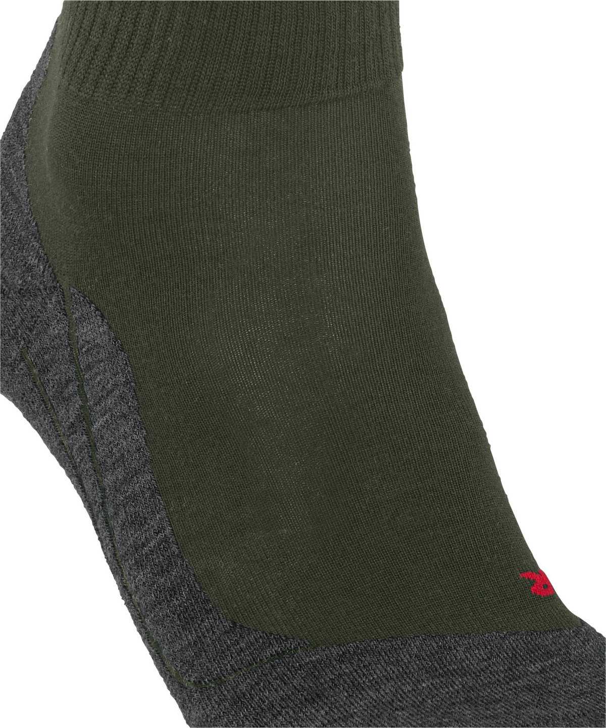 Women Falke TK5 Wander Wool Short Trekking Short sock Sports Socks Green | IOLVFW940