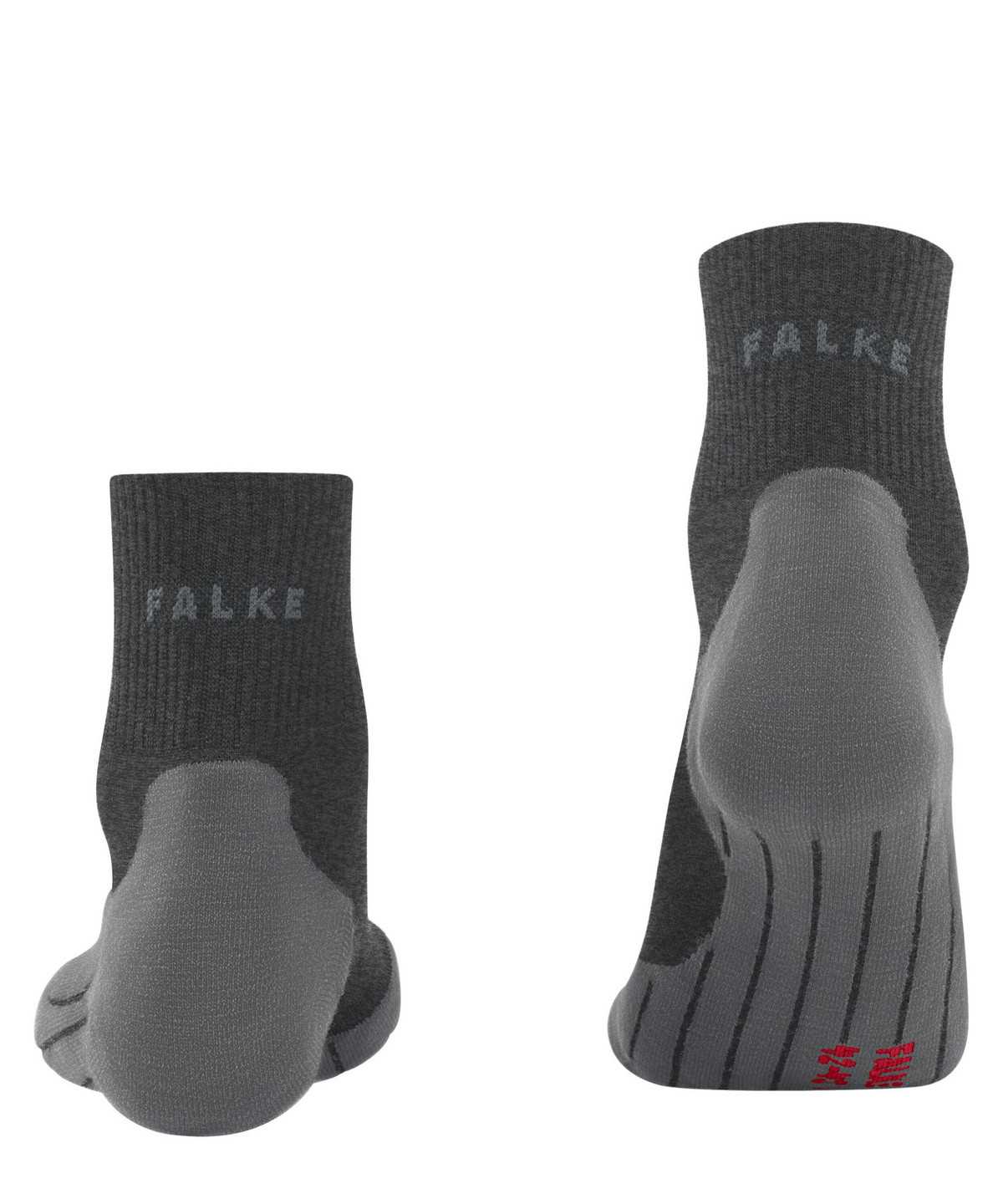 Women Falke TK5 Wander Wool Short Trekking Short sock Sports Socks Grey | ADVHXO463