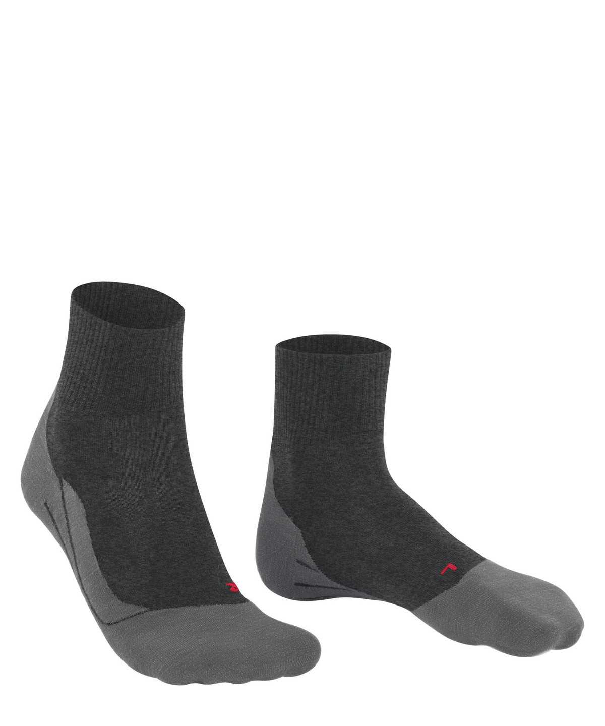 Women Falke TK5 Wander Wool Short Trekking Short sock Sports Socks Grey | ADVHXO463